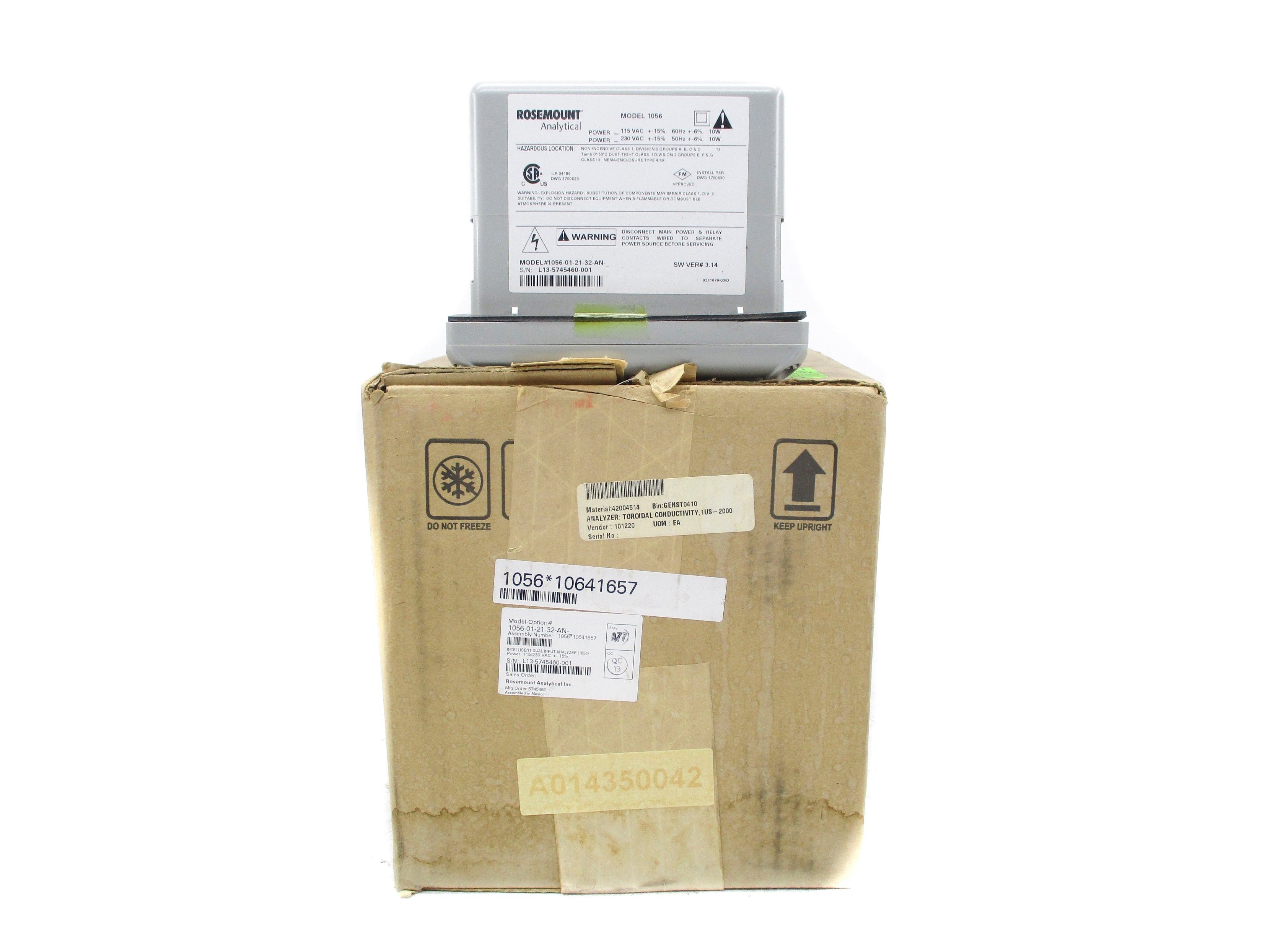 ROSEMOUNT ANALYTICAL 1056-01-21-32-AN NSMP