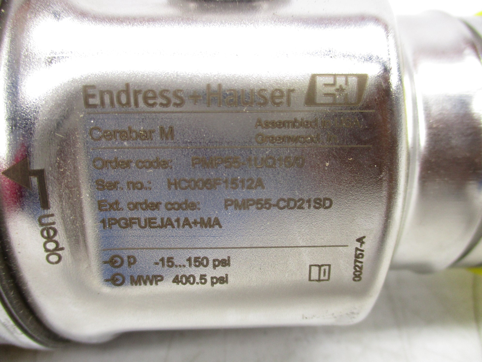 ENDRESS+HAUSER PMP55-1UQ16/0 NSNP