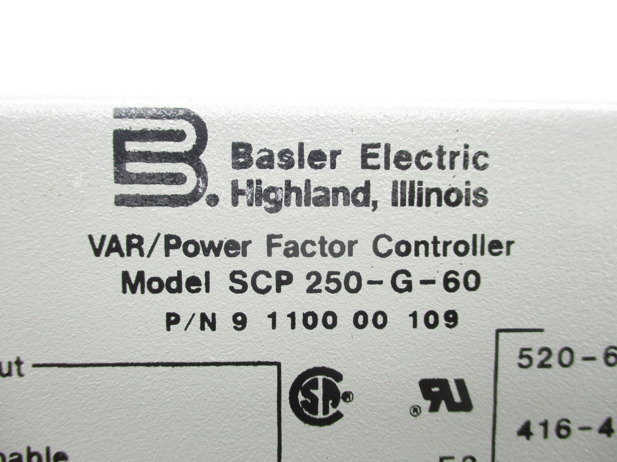 BASLER ELECTRIC SCP250-G-60 NSNP
