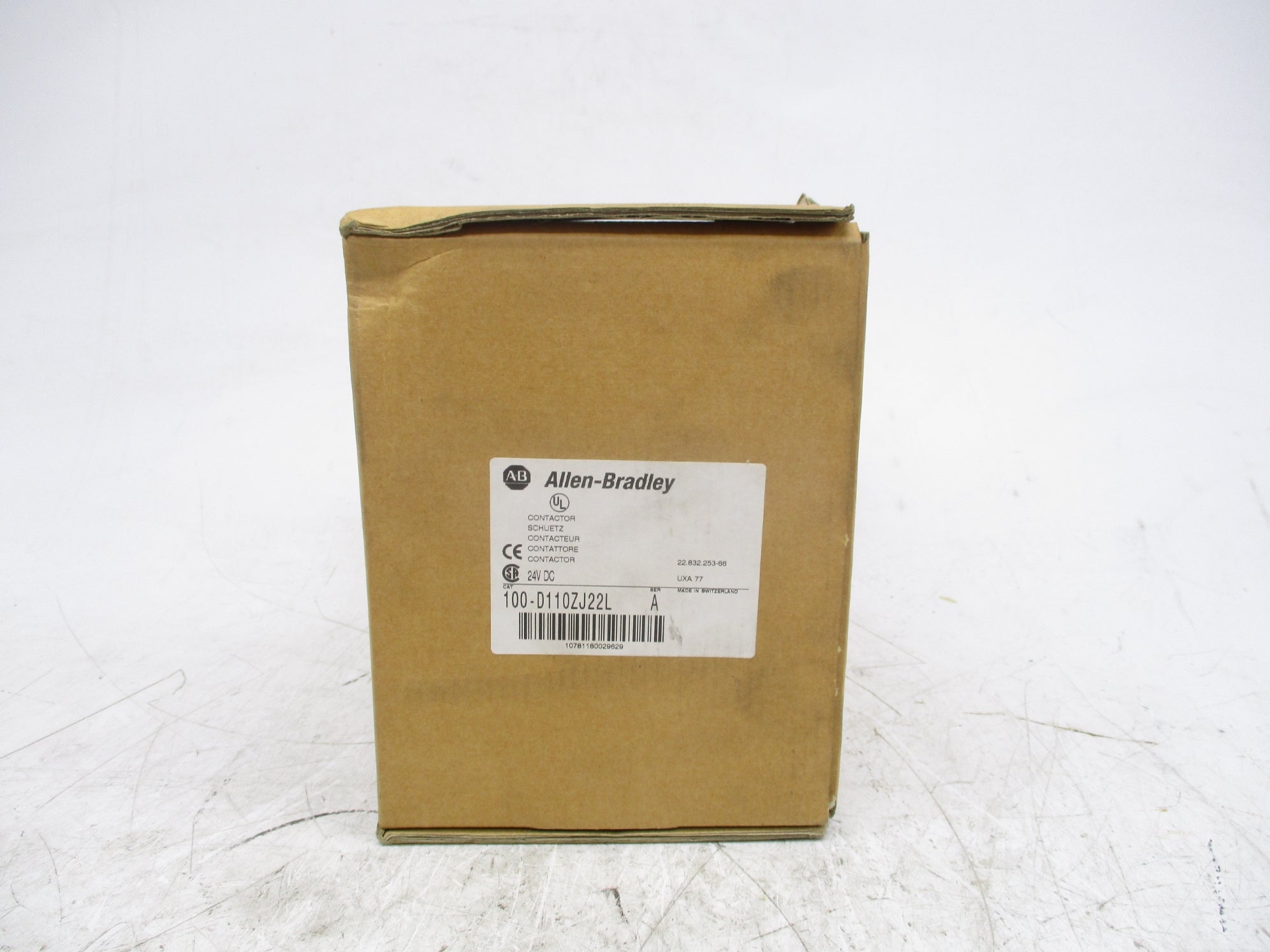 ALLEN BRADLEY 100-D110ZJ22L SER. A 24VDC (BR/WH) NSMP