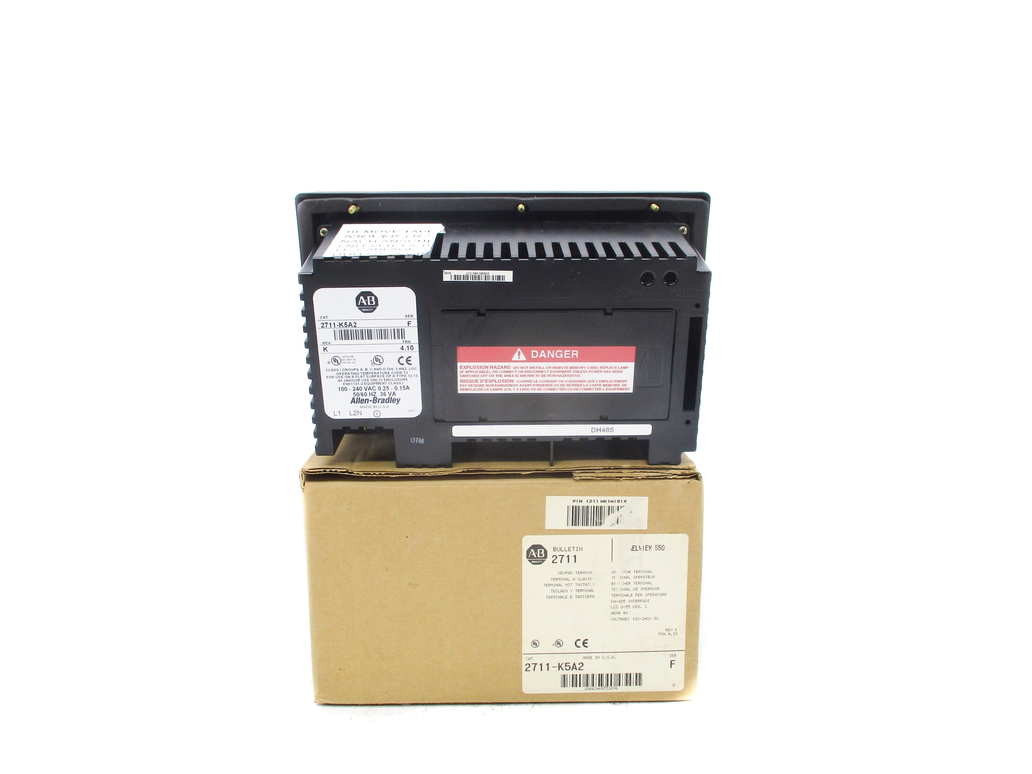 ALLEN BRADLEY 2711-K5A2 SER. F F/W 4.10 NSMP