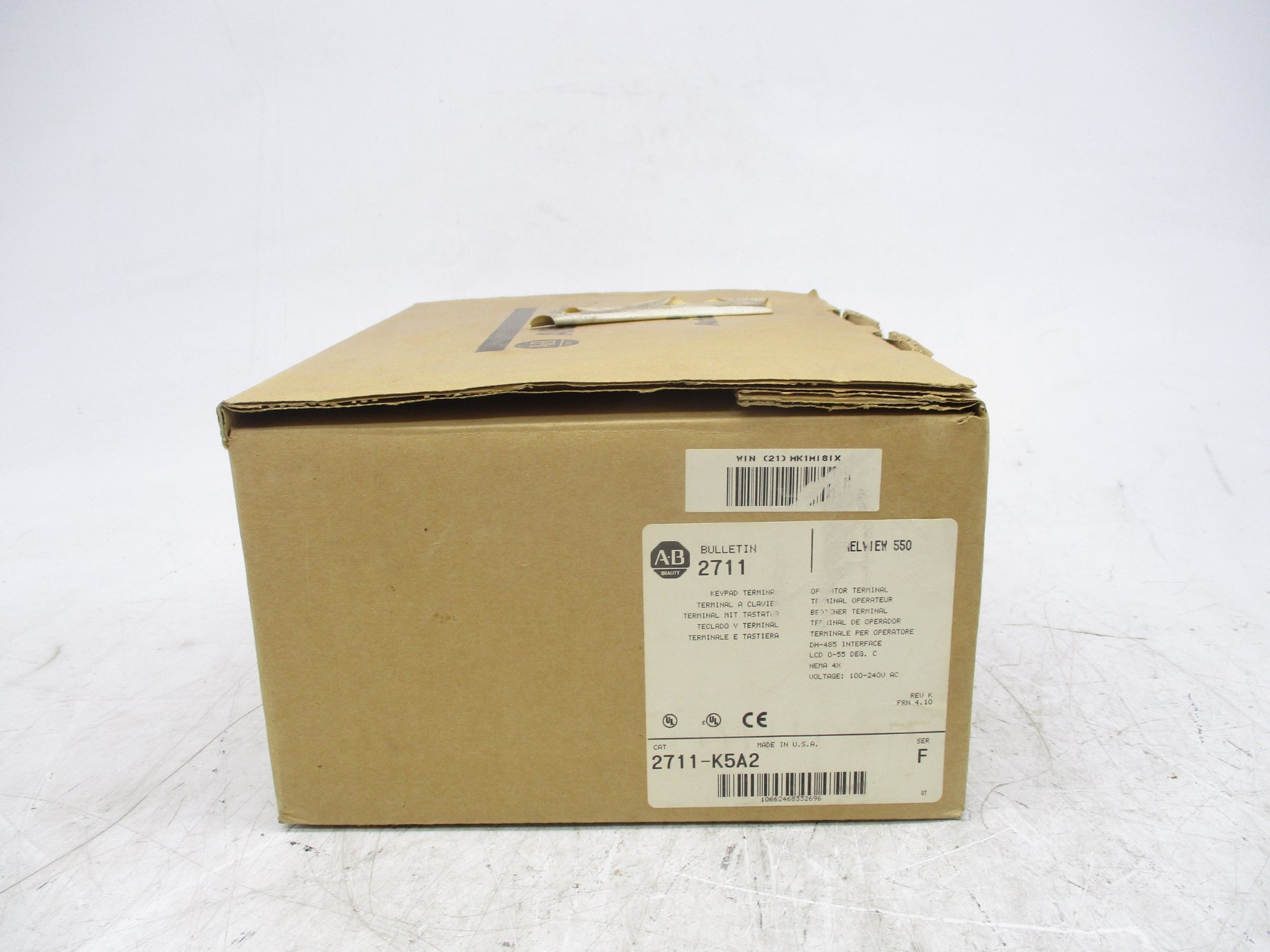 ALLEN BRADLEY 2711-K5A2 SER. F F/W 4.10 NSMP