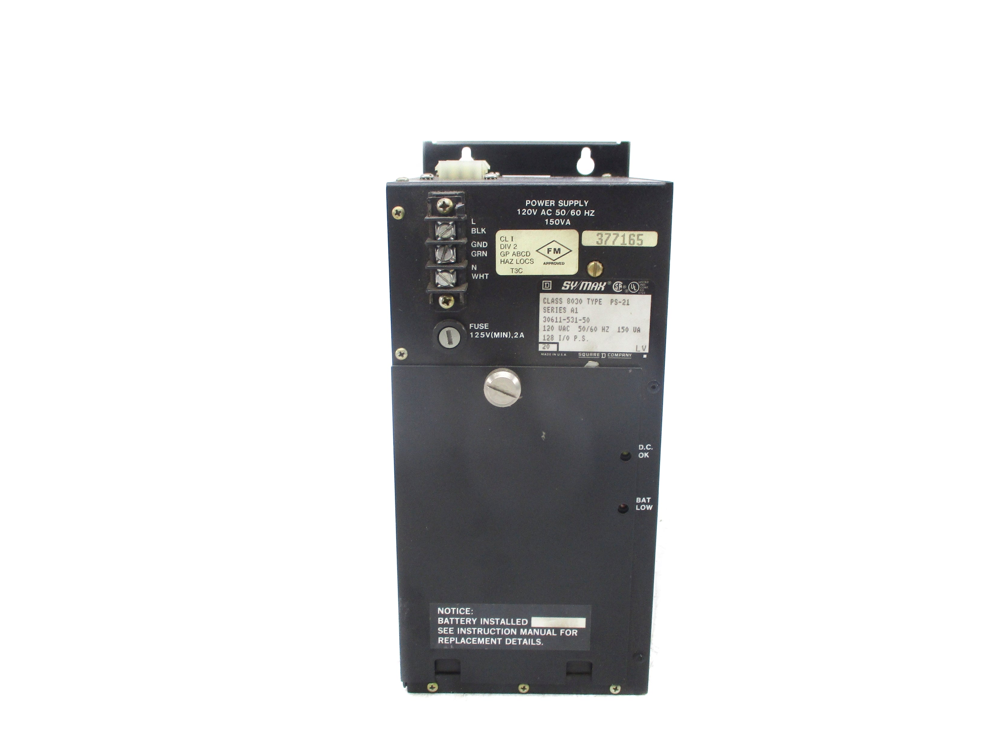 SQUARE D 8030PS21 SER. A1 UNMP