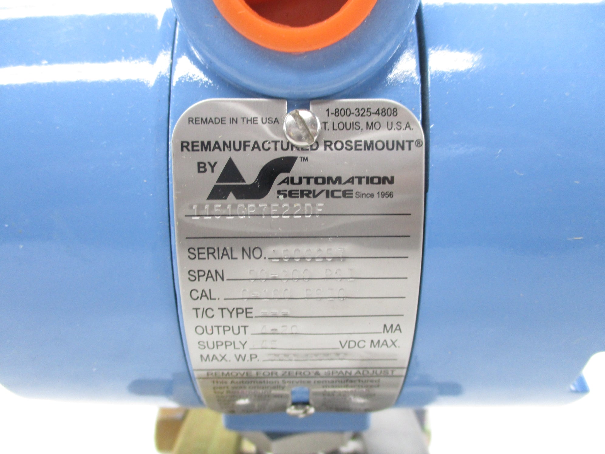 ROSEMOUNT 1151GP7E22DF REMAN