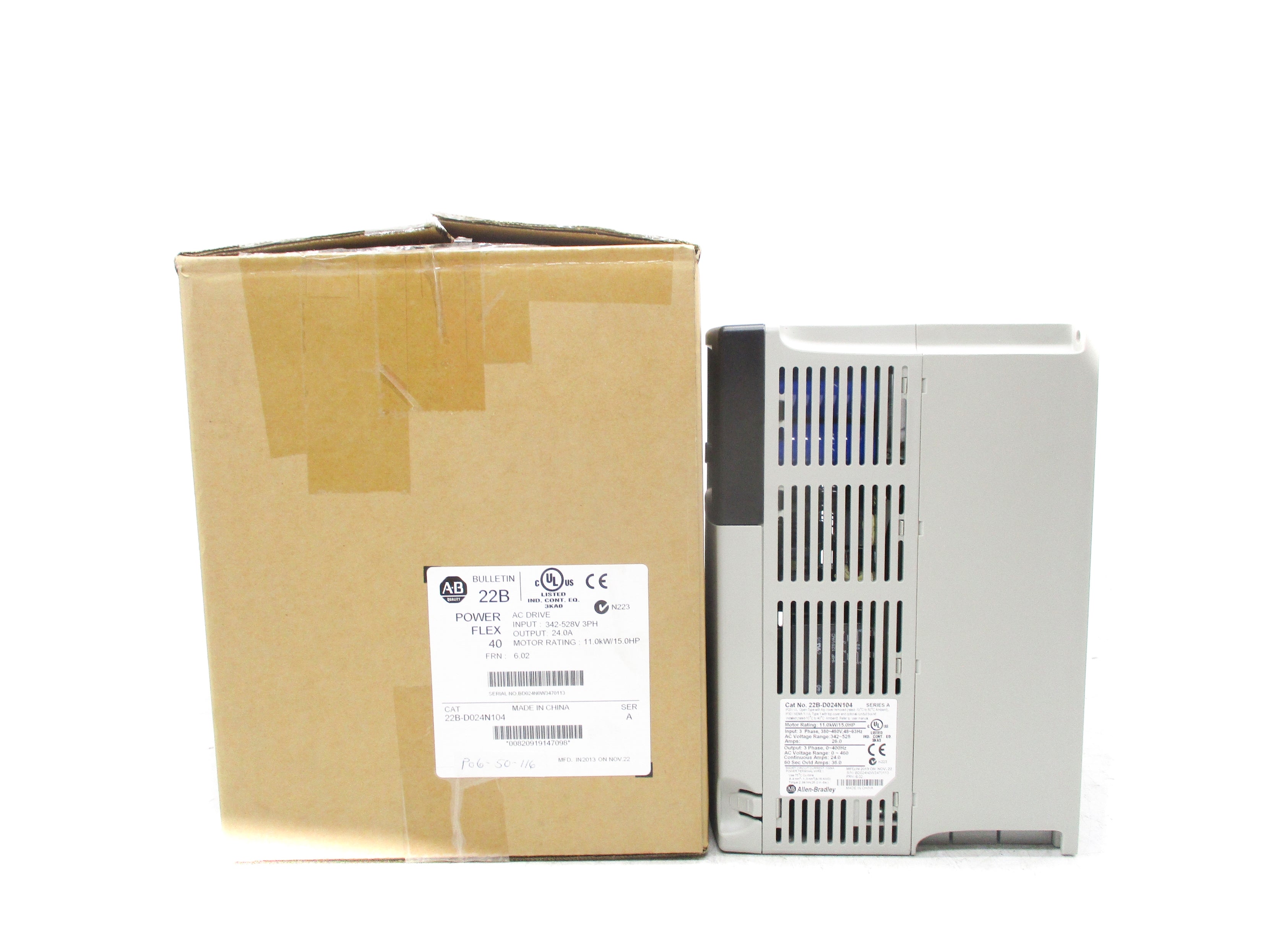 ALLEN BRADLEY 22B-D024N104 SER. A F/W 6.02 NSMP