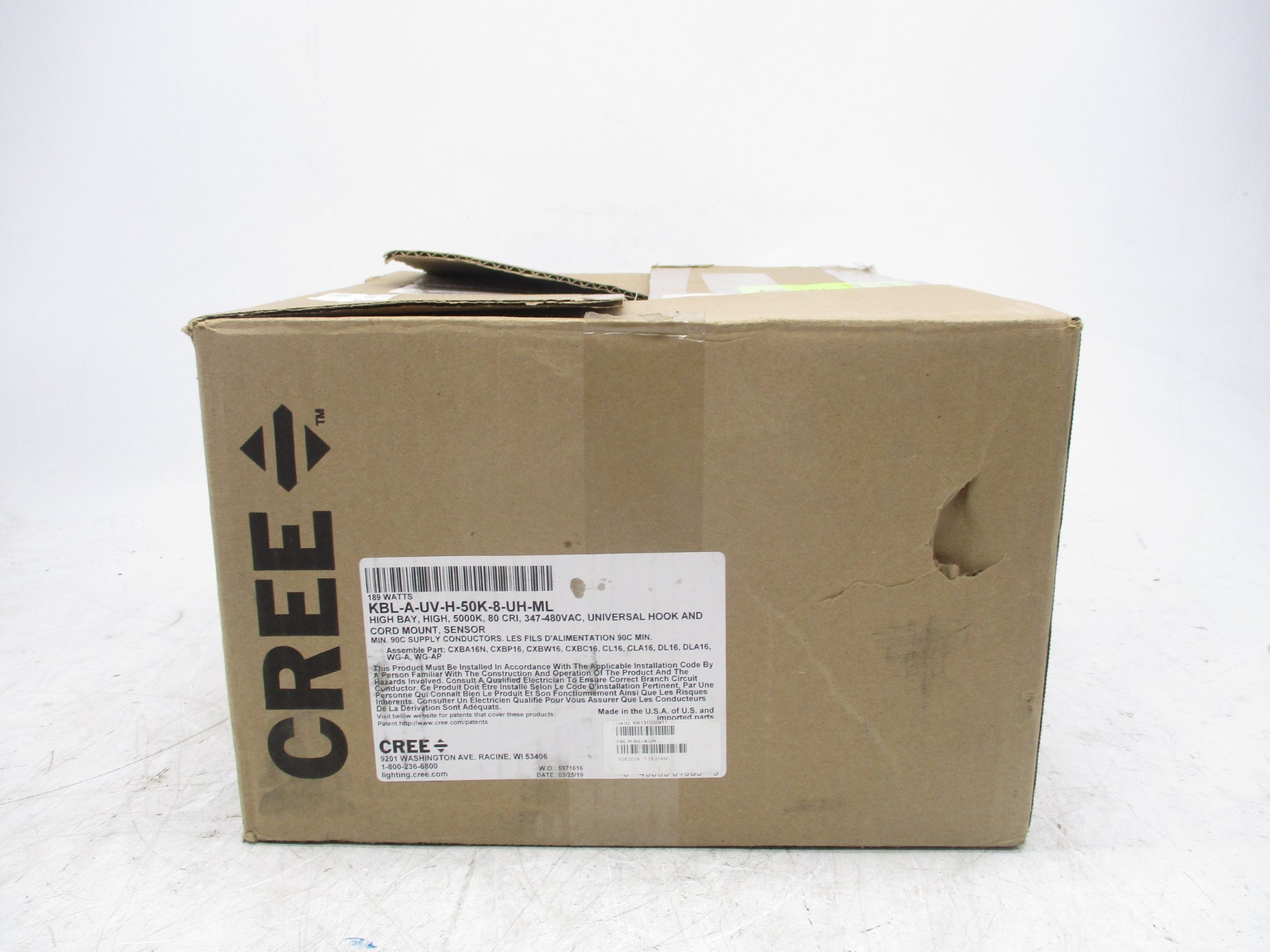 CREE KBL-A-UV-H-50K-8-UH-ML NSMP