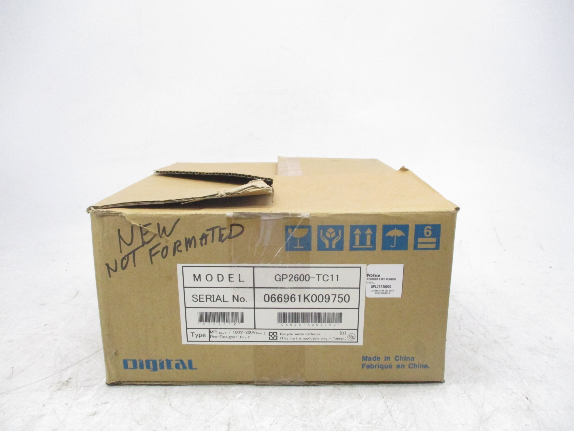 PRO-FACE GP2600-TC11 NSMP