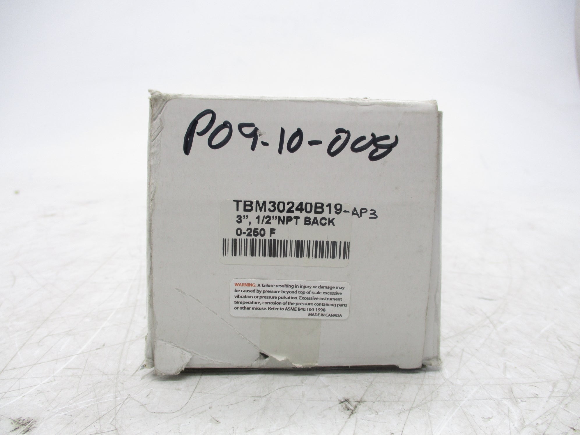 WINTERS TBM30240B19 0-250F NSMP