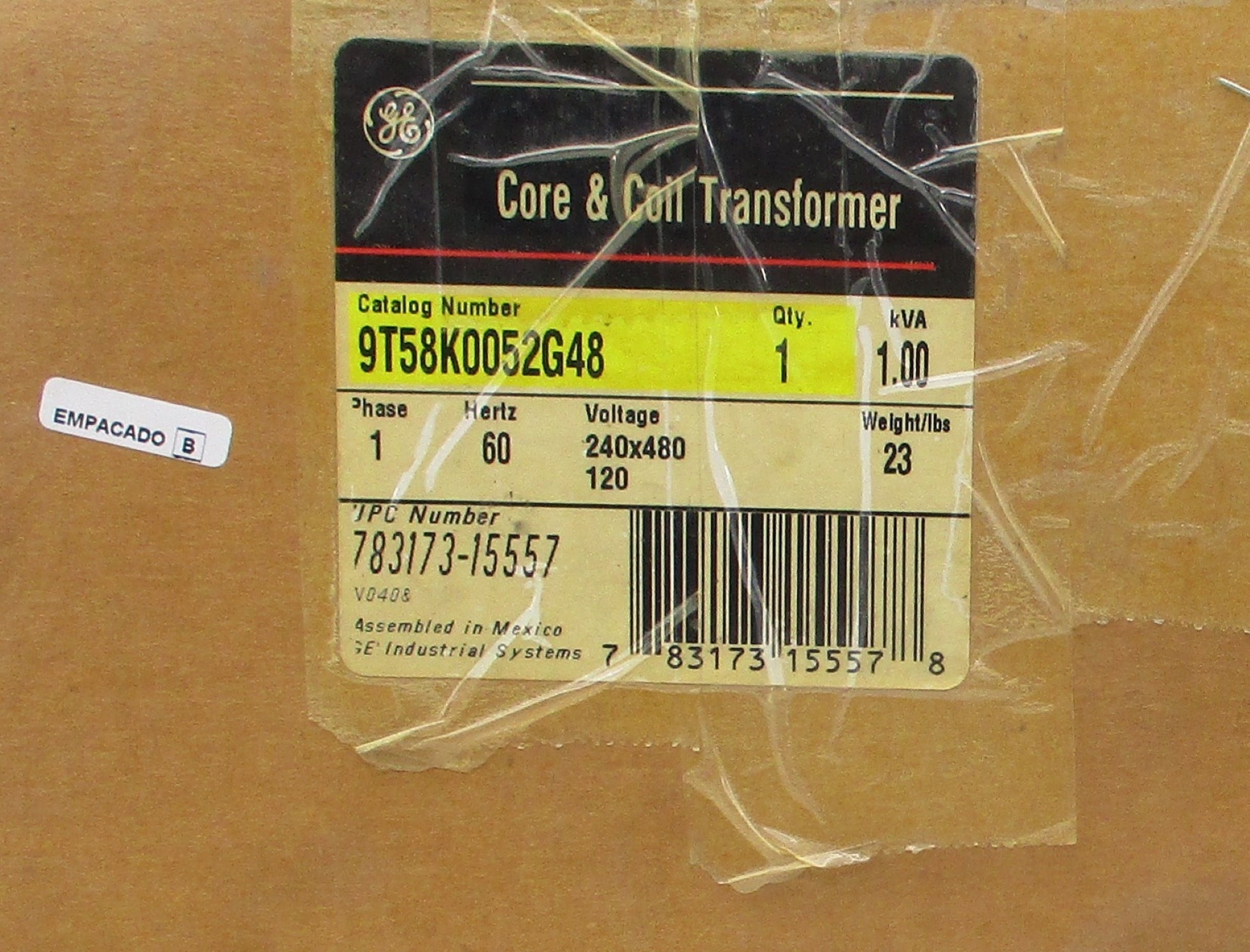 GENERAL ELECTRIC 9T58K0052G48 NSMP