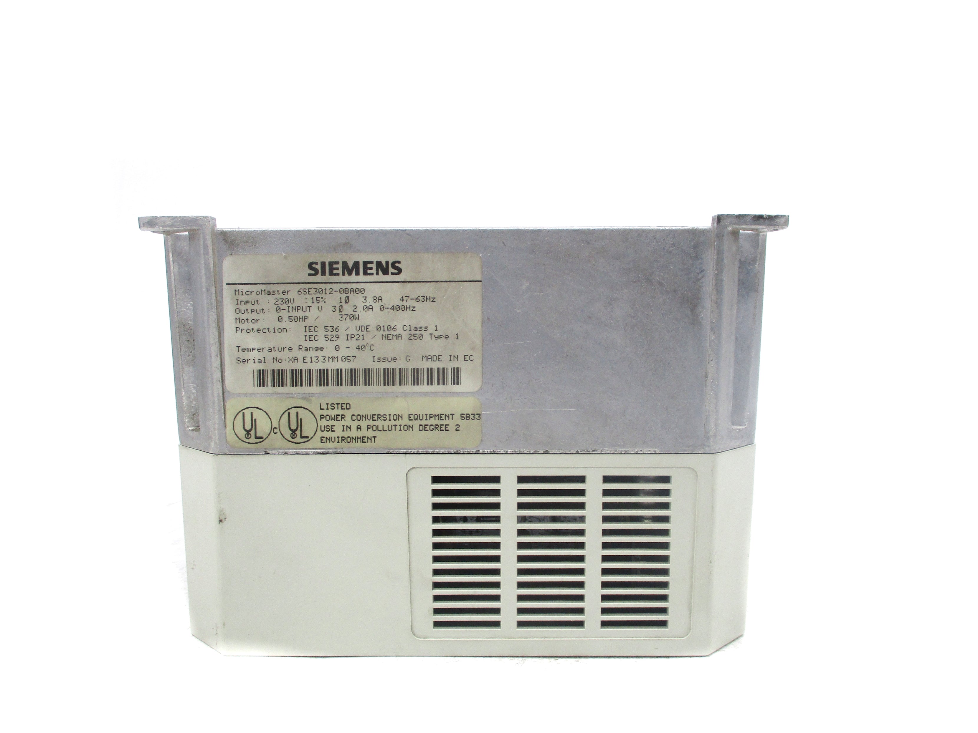 SIEMENS 6SE3012-0BA00 UNMP
