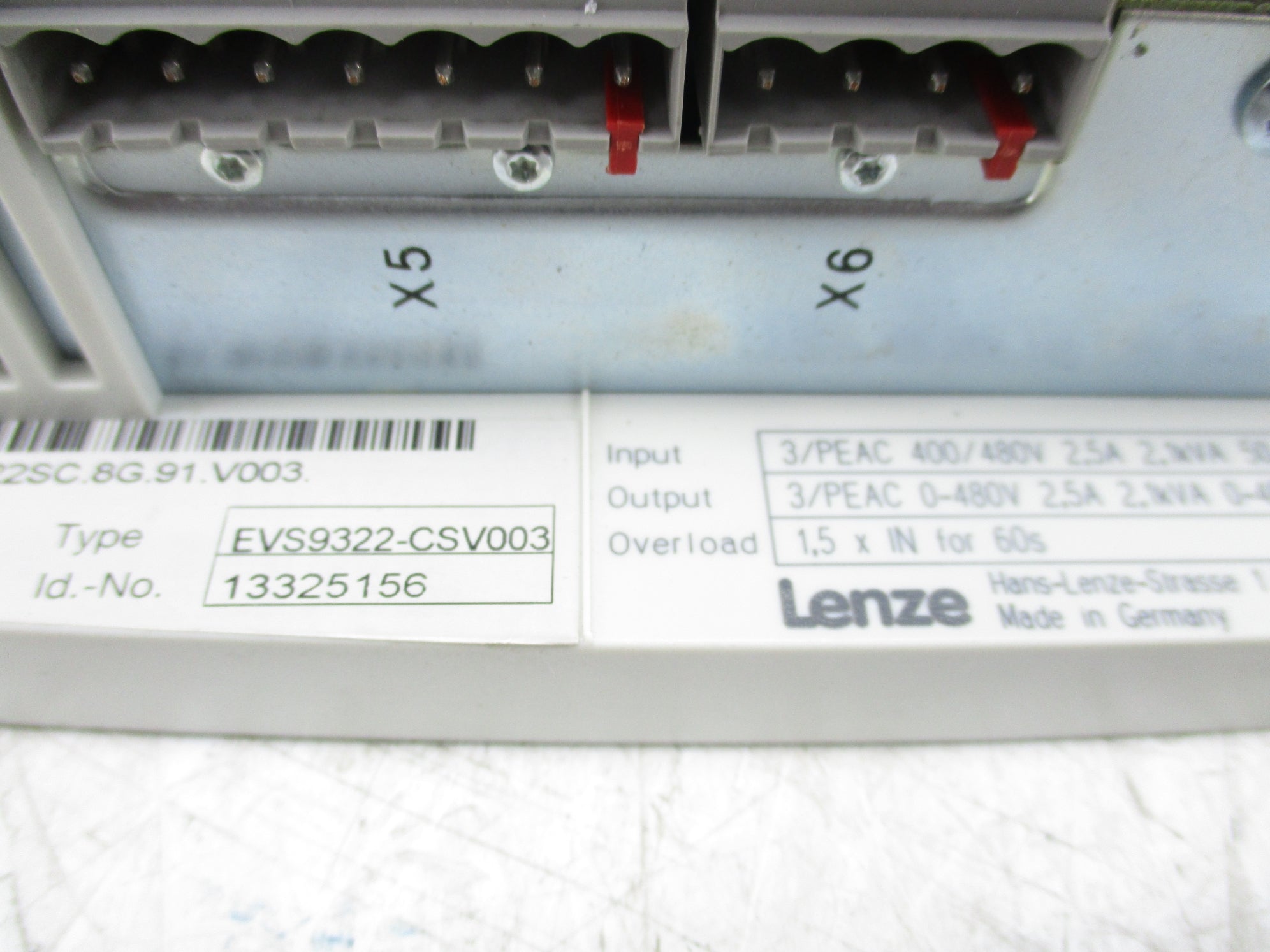 LENZE EVS9322-CSV003 UNMP