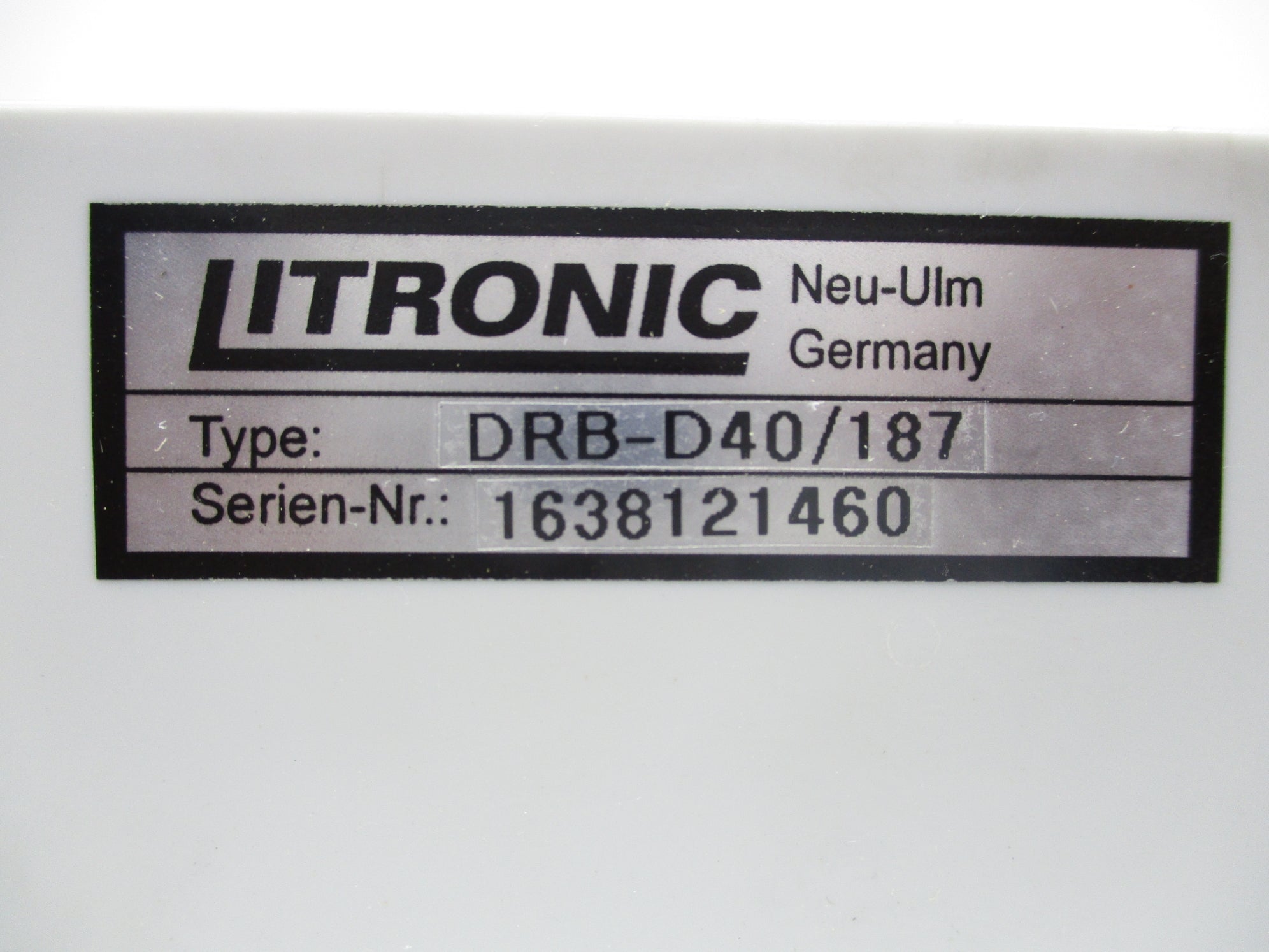 LITRONIC DRB-D40/187 UNMP