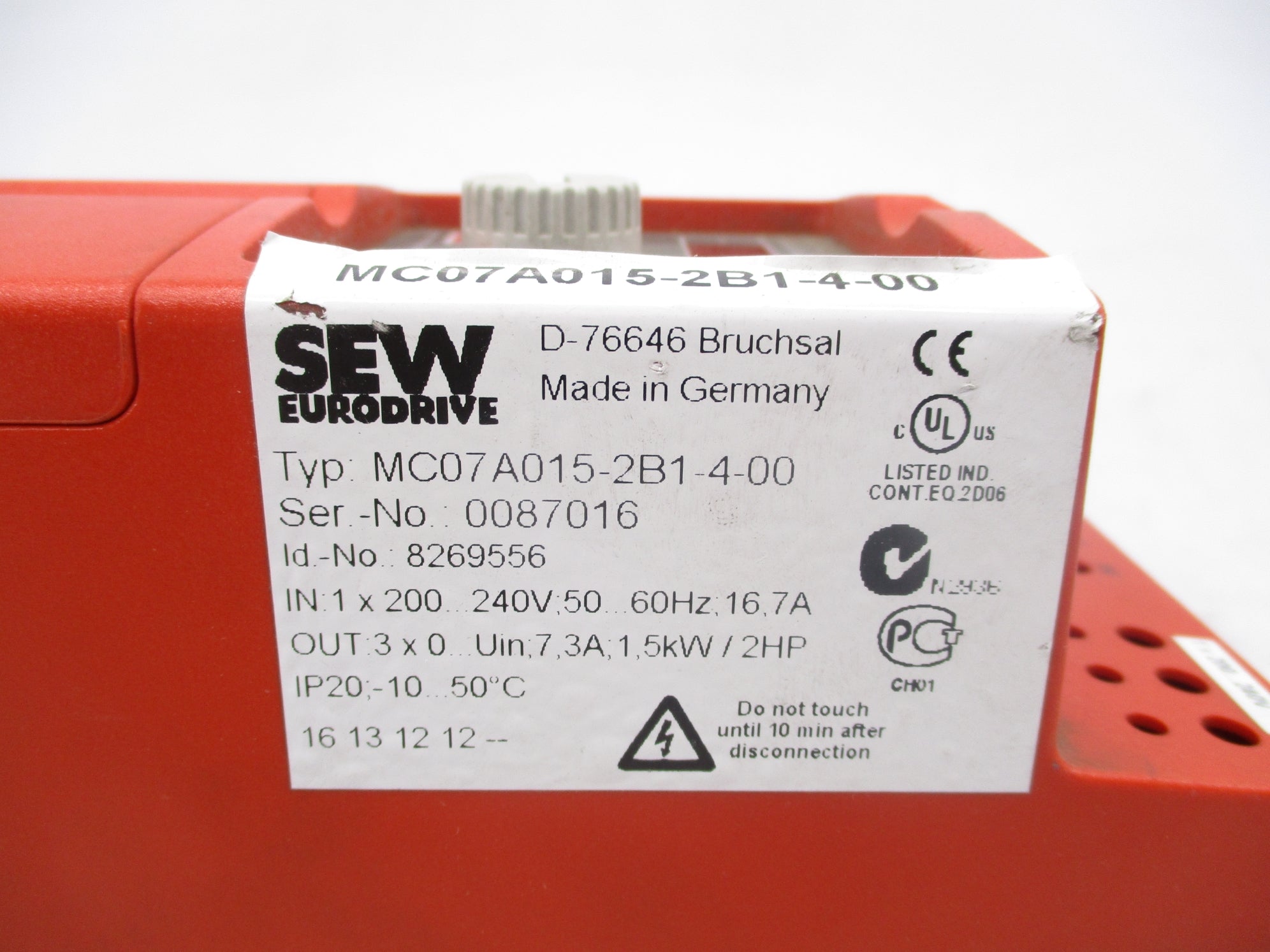 SEW EURODRIVE MC07A015-2B1-4-00 UNMP