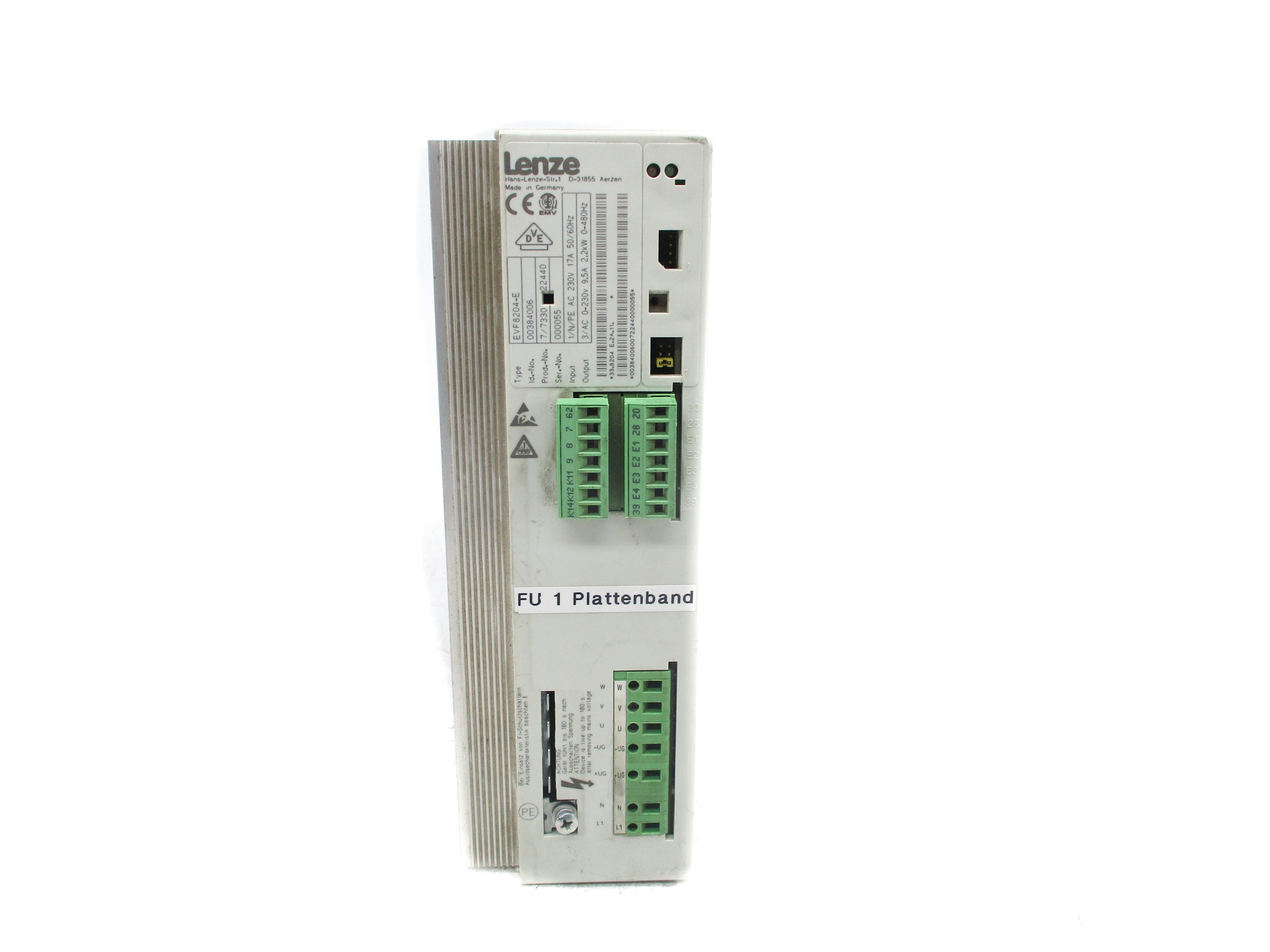 LENZE EVF8204-E 00384006 UNMP