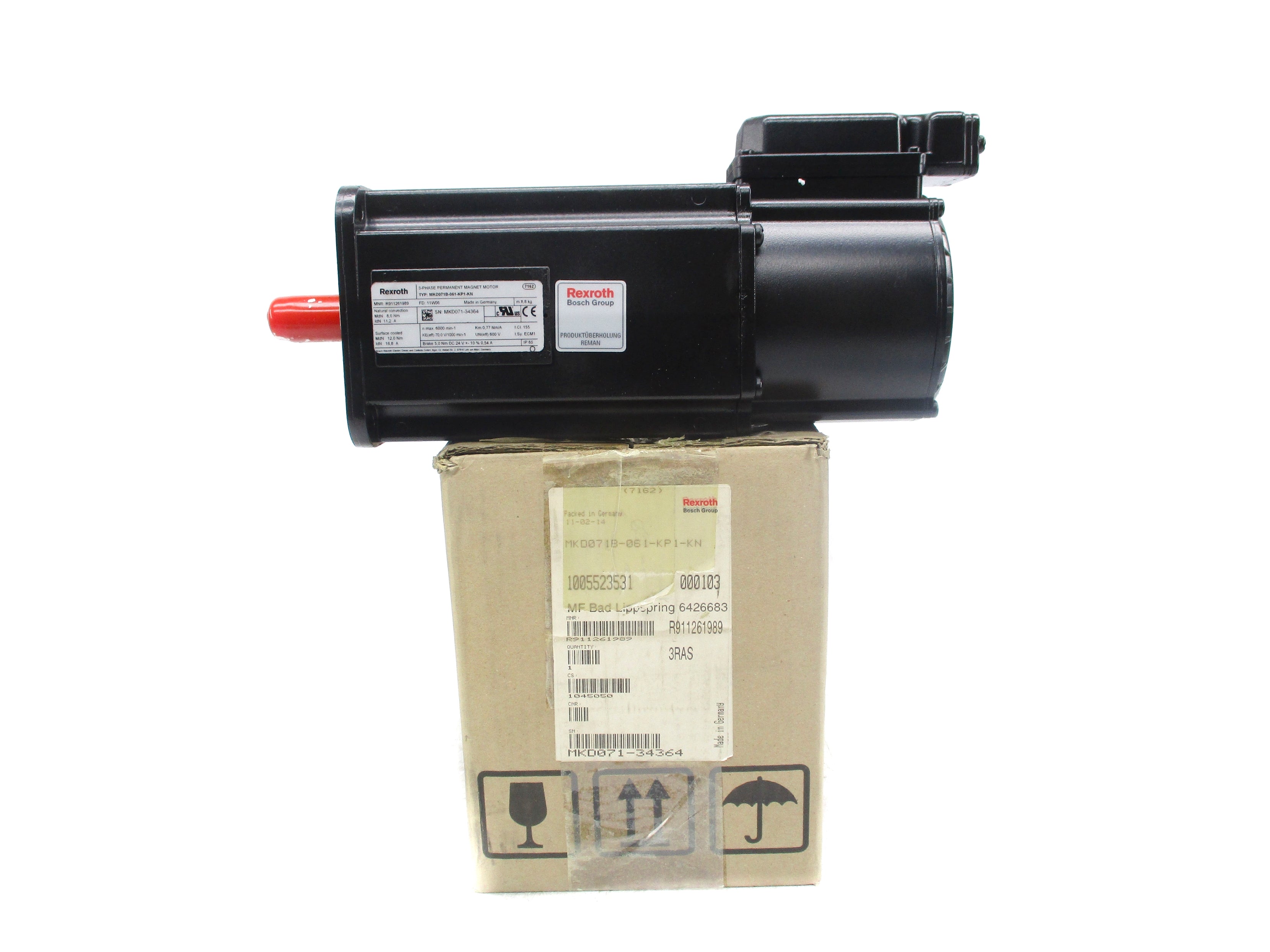 REXROTH MKD071B-061-KP1-KN R911261989 NSMP