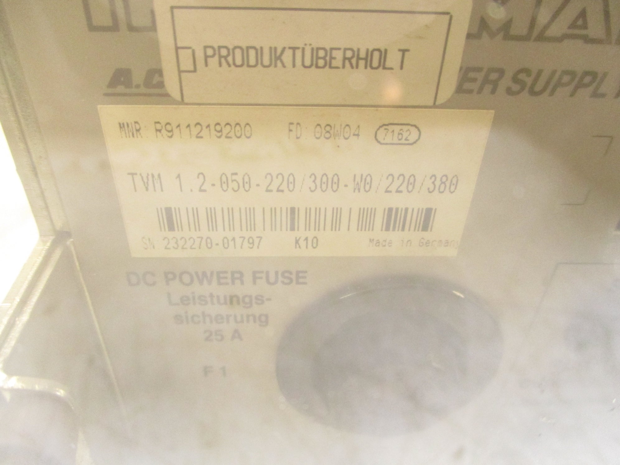 REXROTH TVM1.2-050-220/300-W0/220/380 R911219200 NSNP