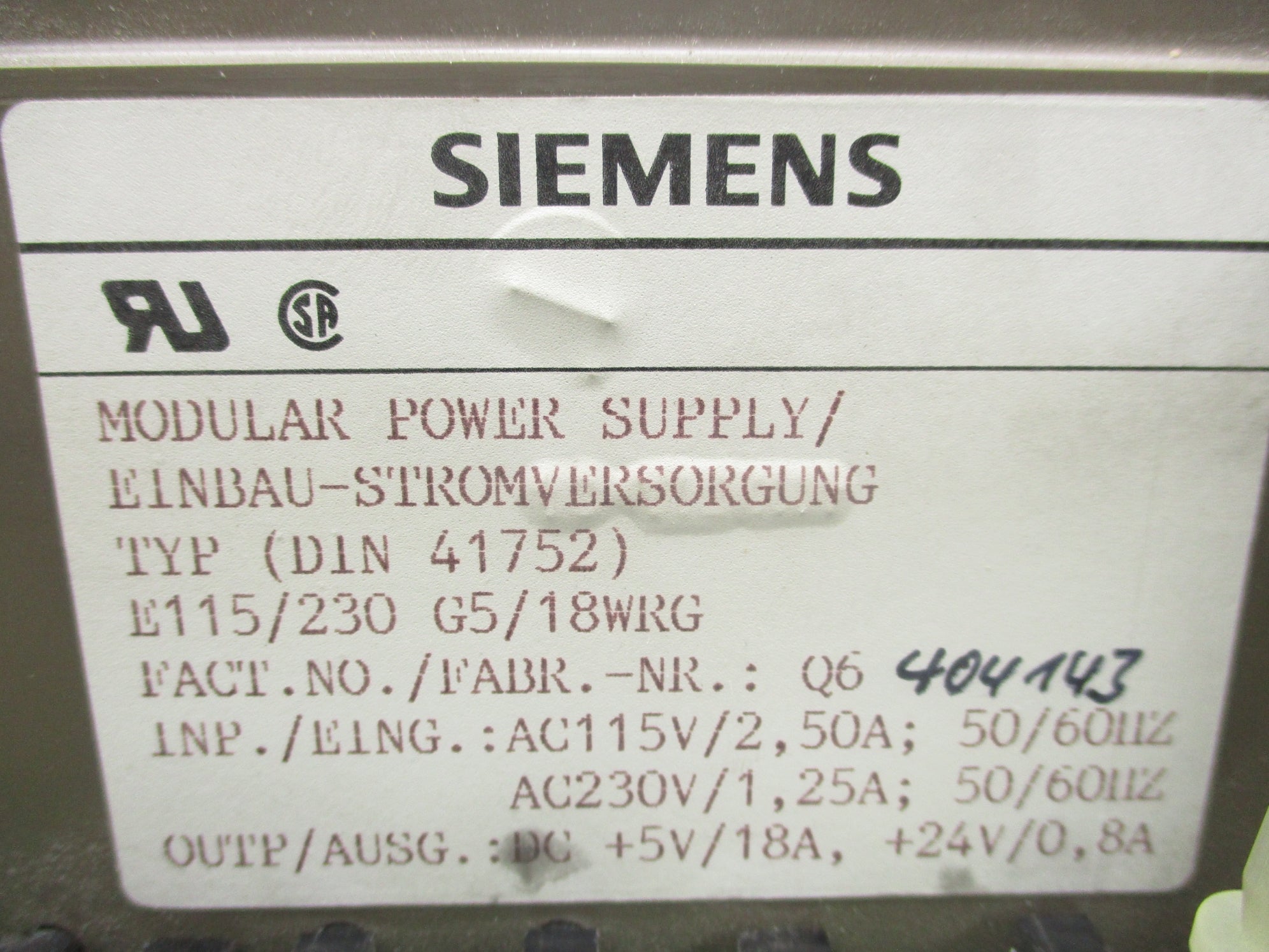 SIEMENS 6ES5955-3LC14 NSNP
