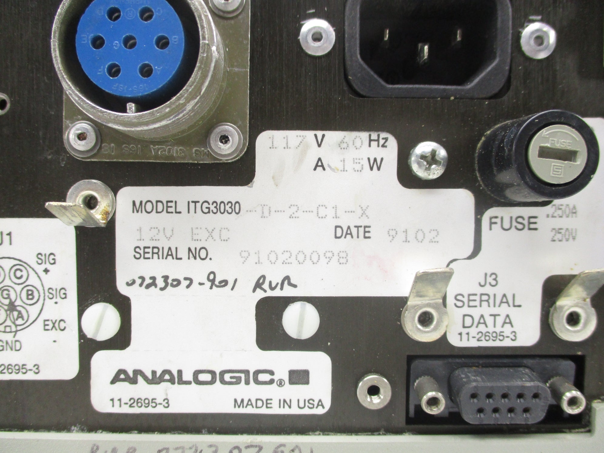 ANALOGIC ITG3030-D-2-C1-X UNMP