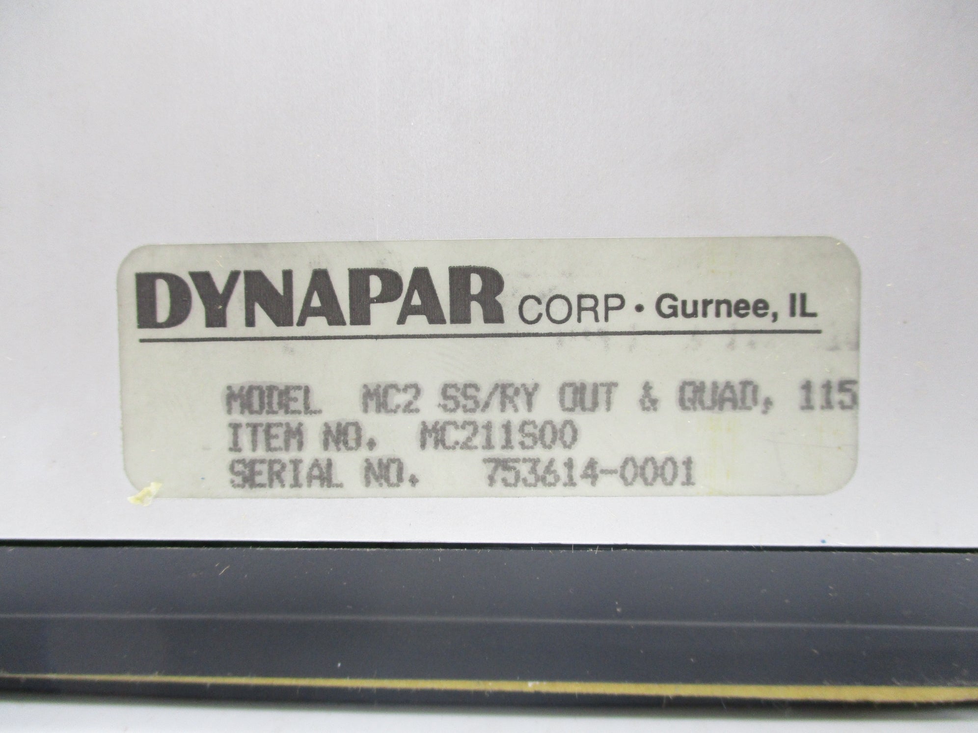 DYNAPAR MC211S00 UNMP