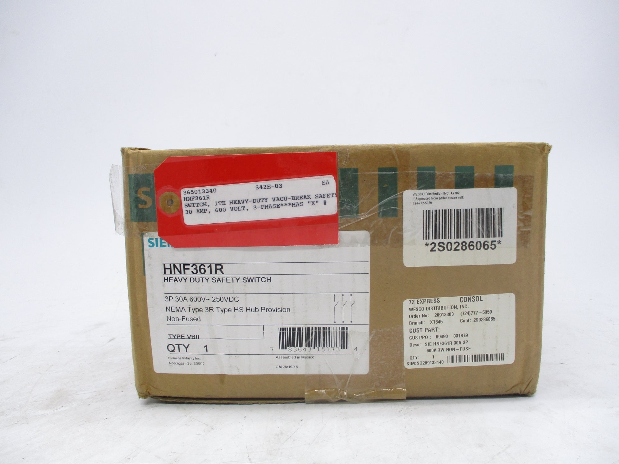 SIEMENS HNF361R NSMP