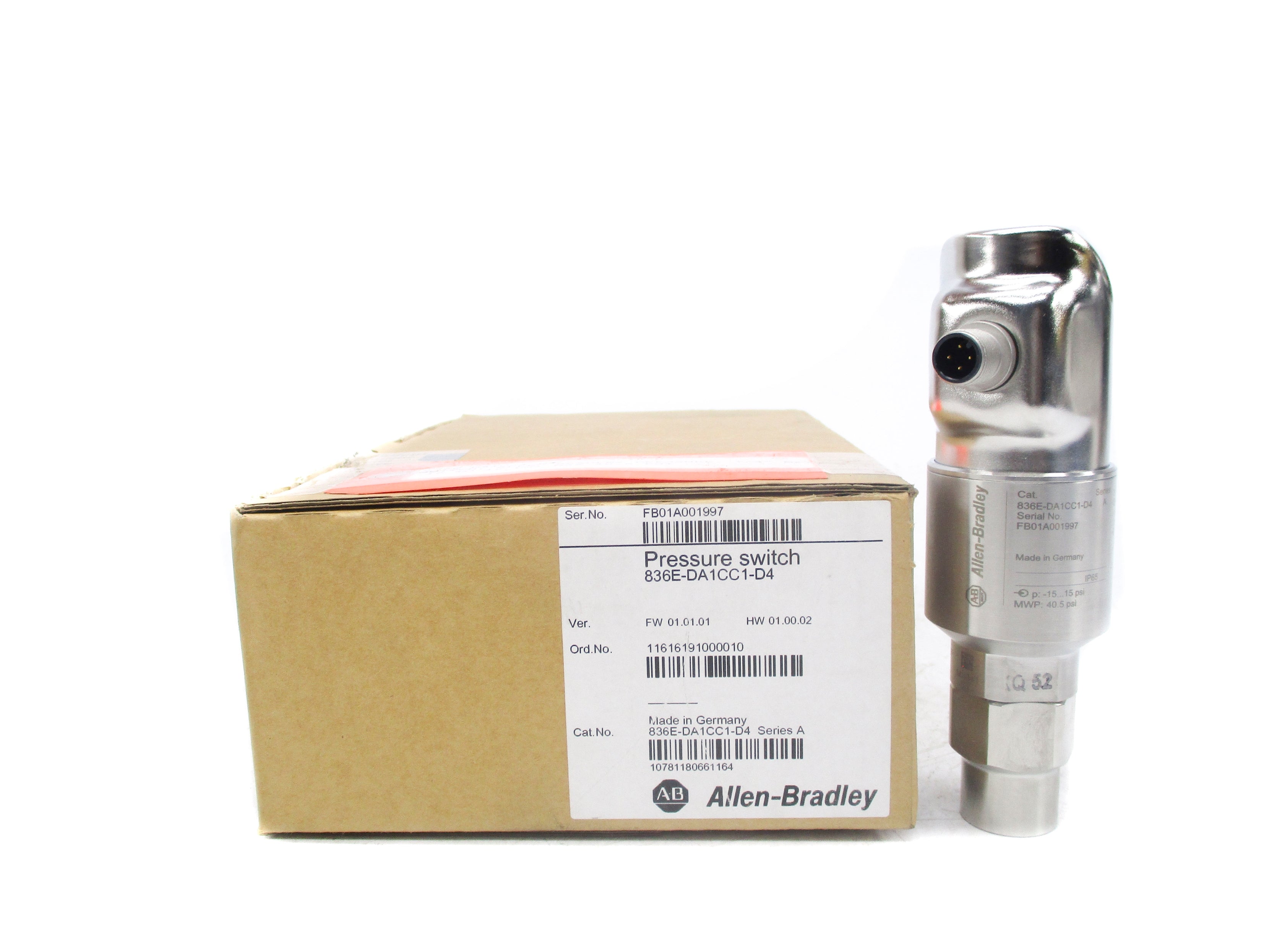 INDUSTRIAL SPARE PART 836E-DA1CC1-D4 SER. A (BR/WH) NSMP