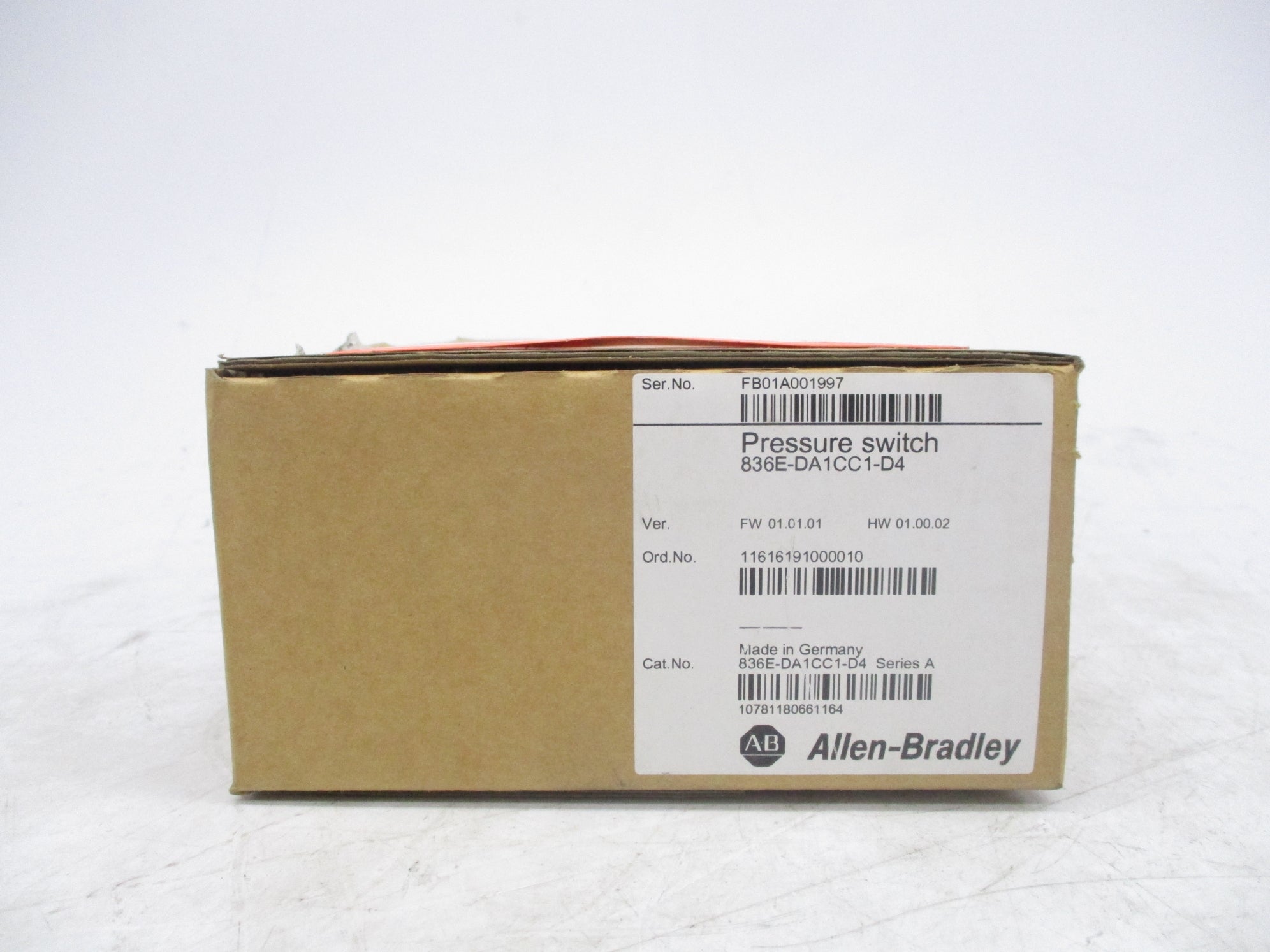 INDUSTRIAL SPARE PART 836E-DA1CC1-D4 SER. A (BR/WH) NSMP