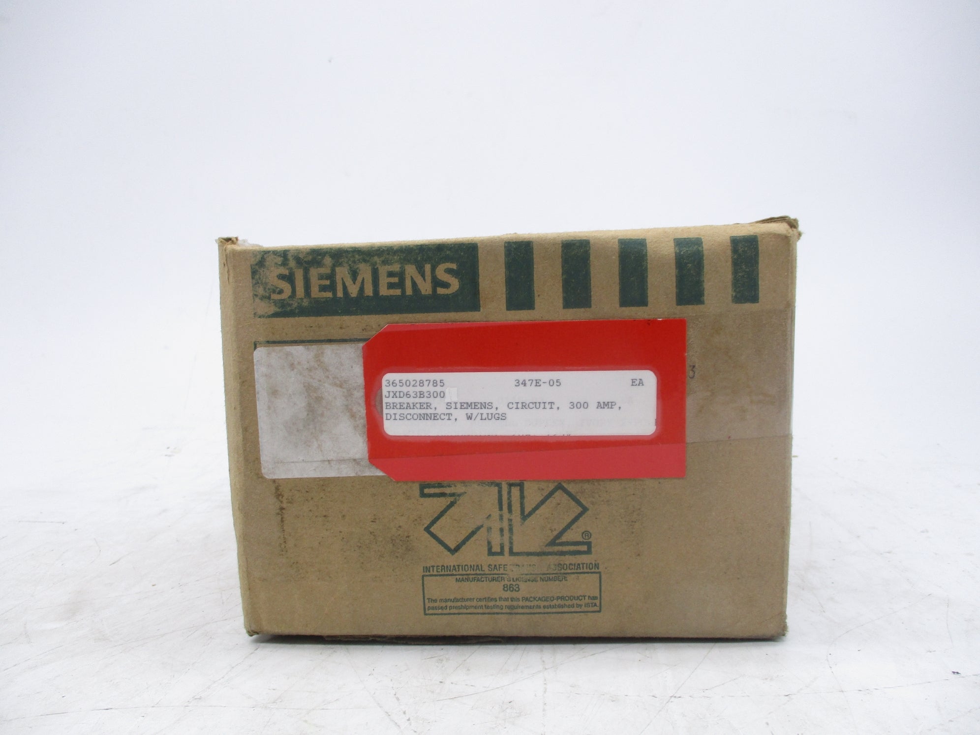 SIEMENS JXD63B300 300A 600V NSMP