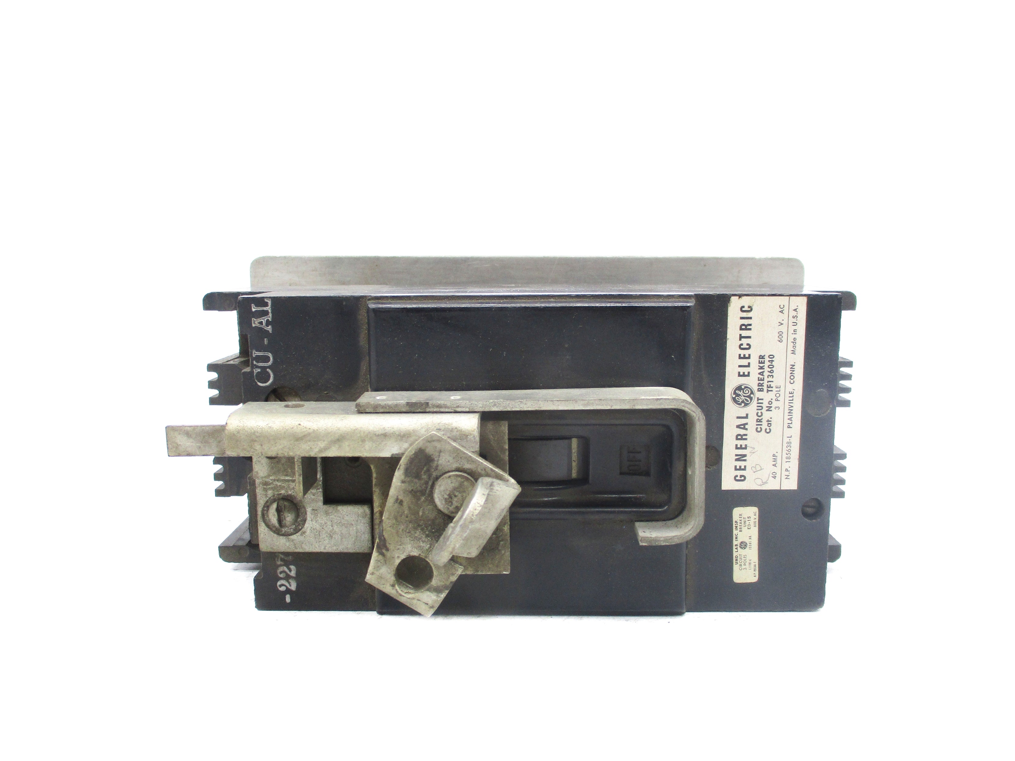 GENERAL ELECTRIC TF136040 40A 600VAC (AS PICTURED) UNMP