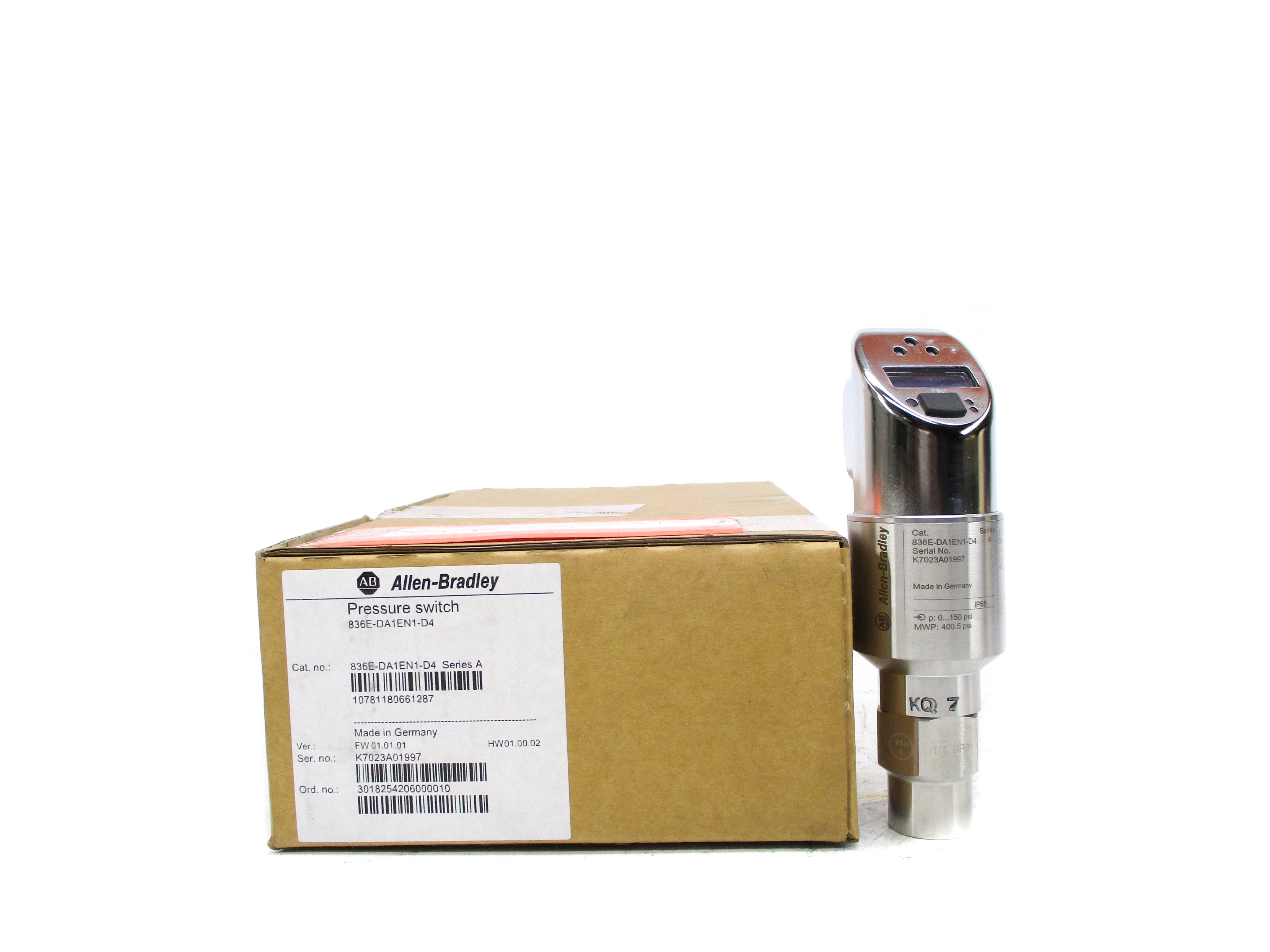 ALLEN BRADLEY 836E-DA1EN1-D4 SER. A (BR/WH) NSMP