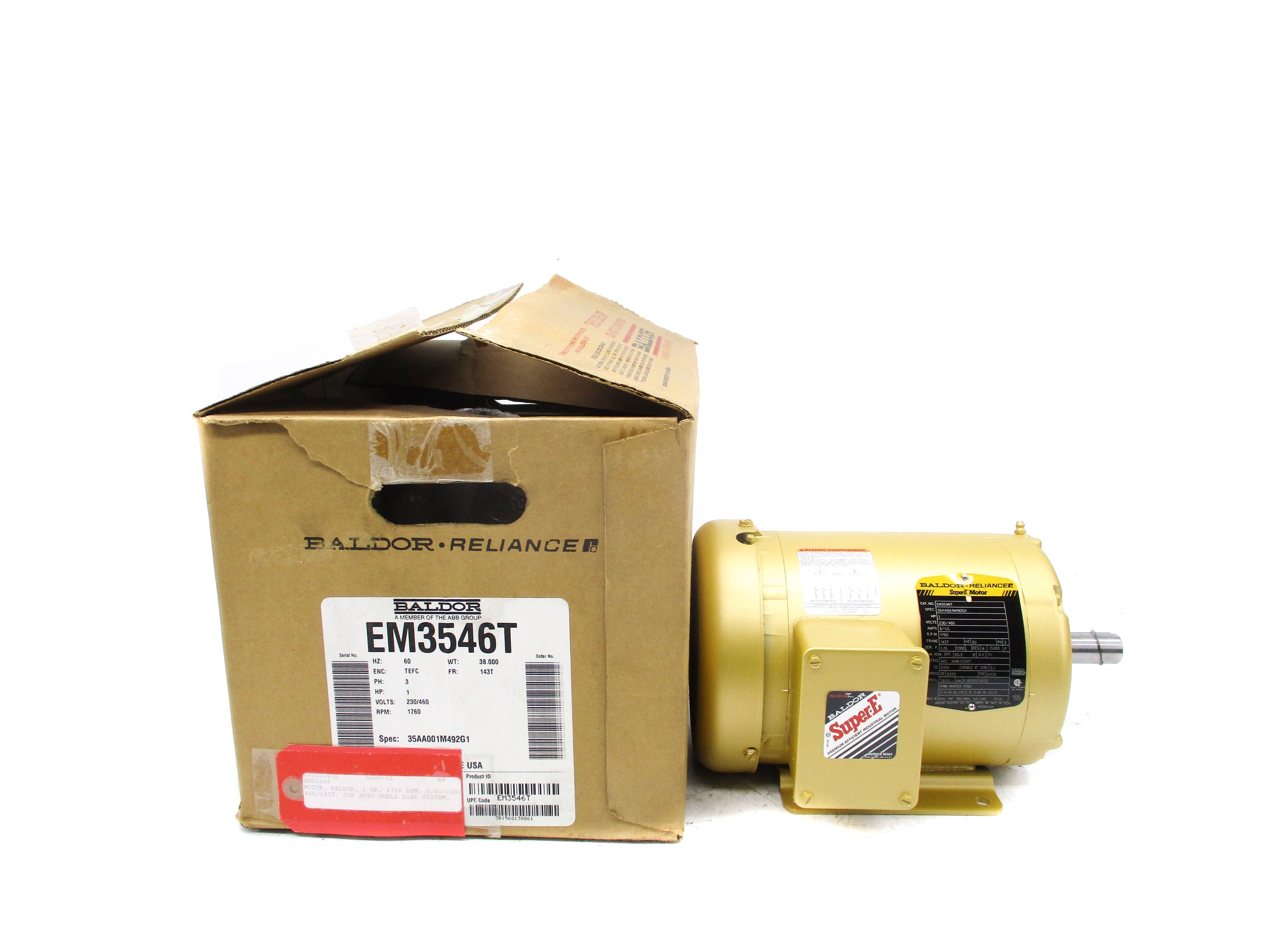 BALDOR EM3546T 230/460V 3/1.5A NSMP