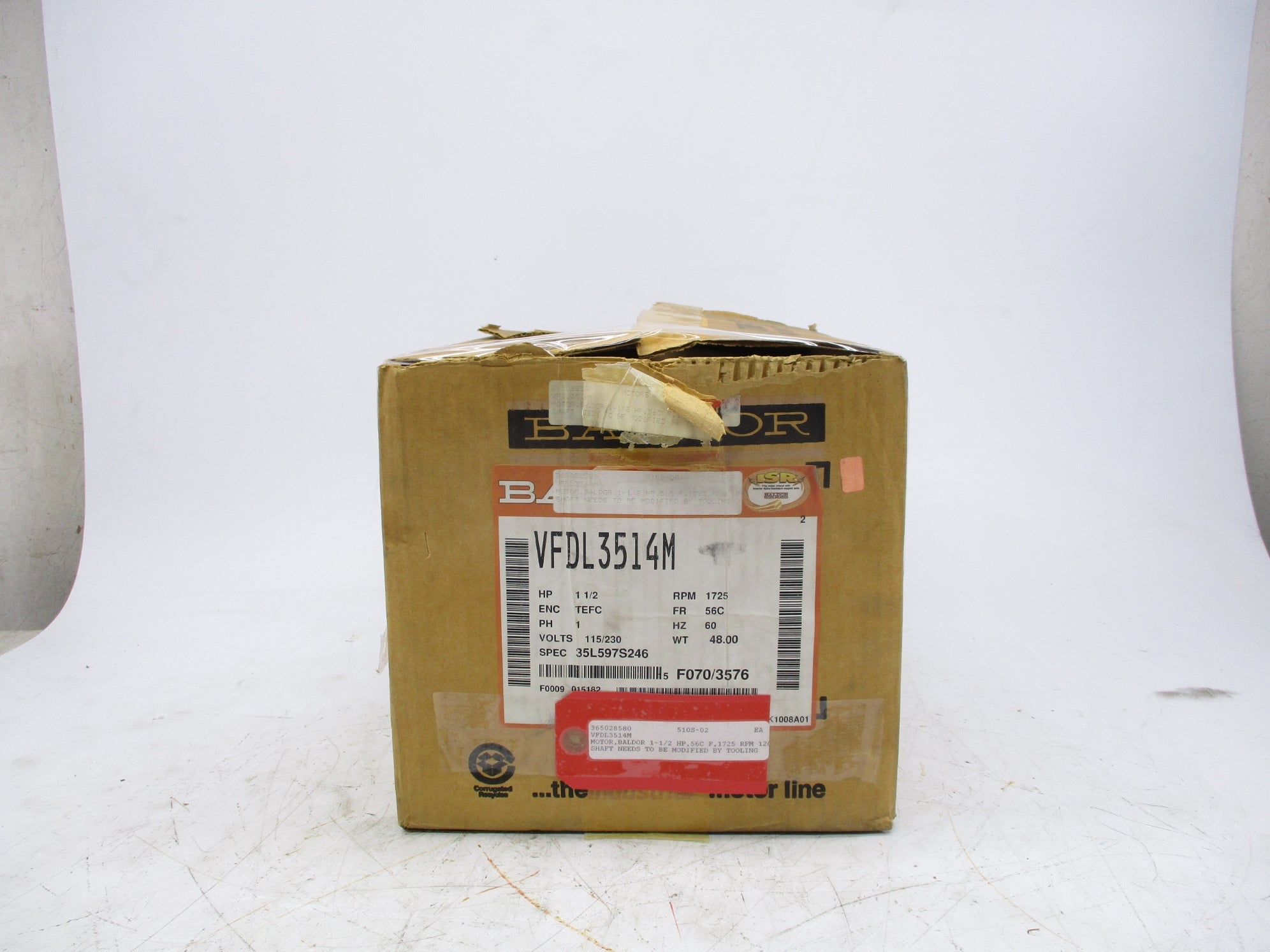 BALDOR VFDL3514M NSMP