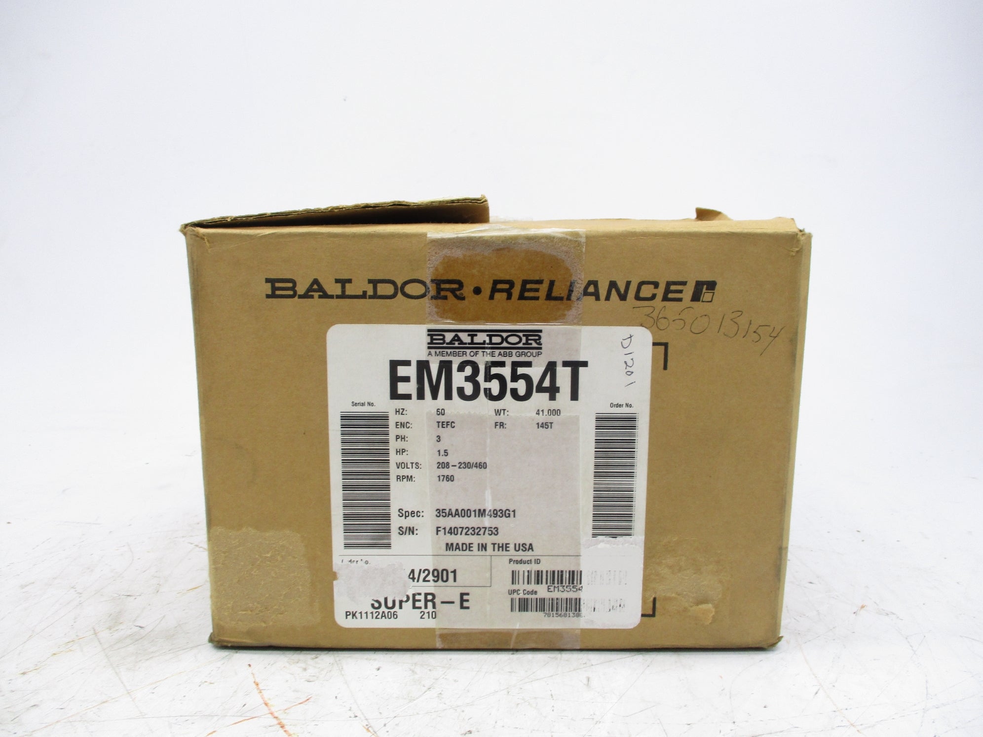 BALDOR EM3554T  NSMP