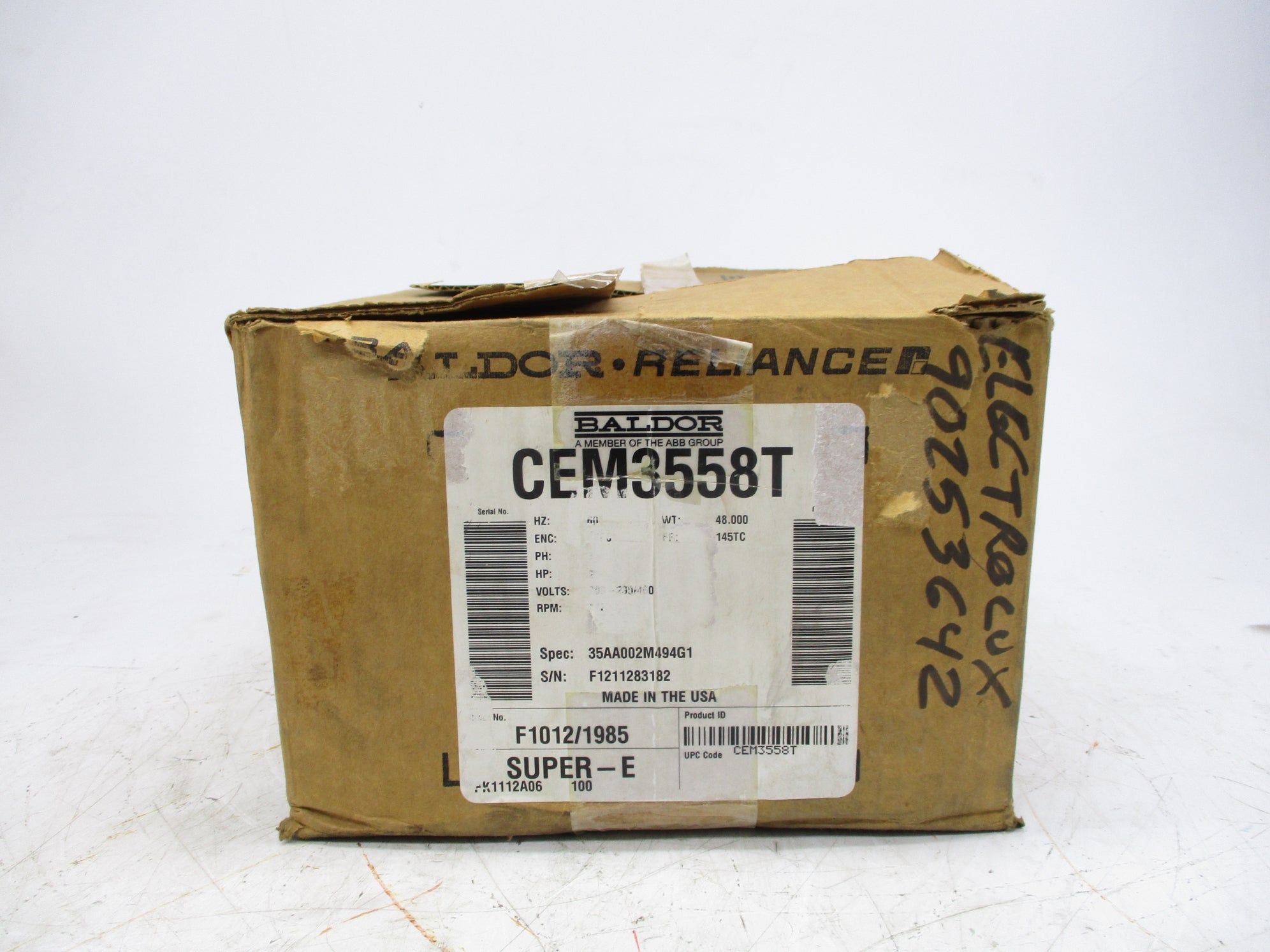 BALDOR CEM3558T 230/460V 5.8/2.9A NSMP