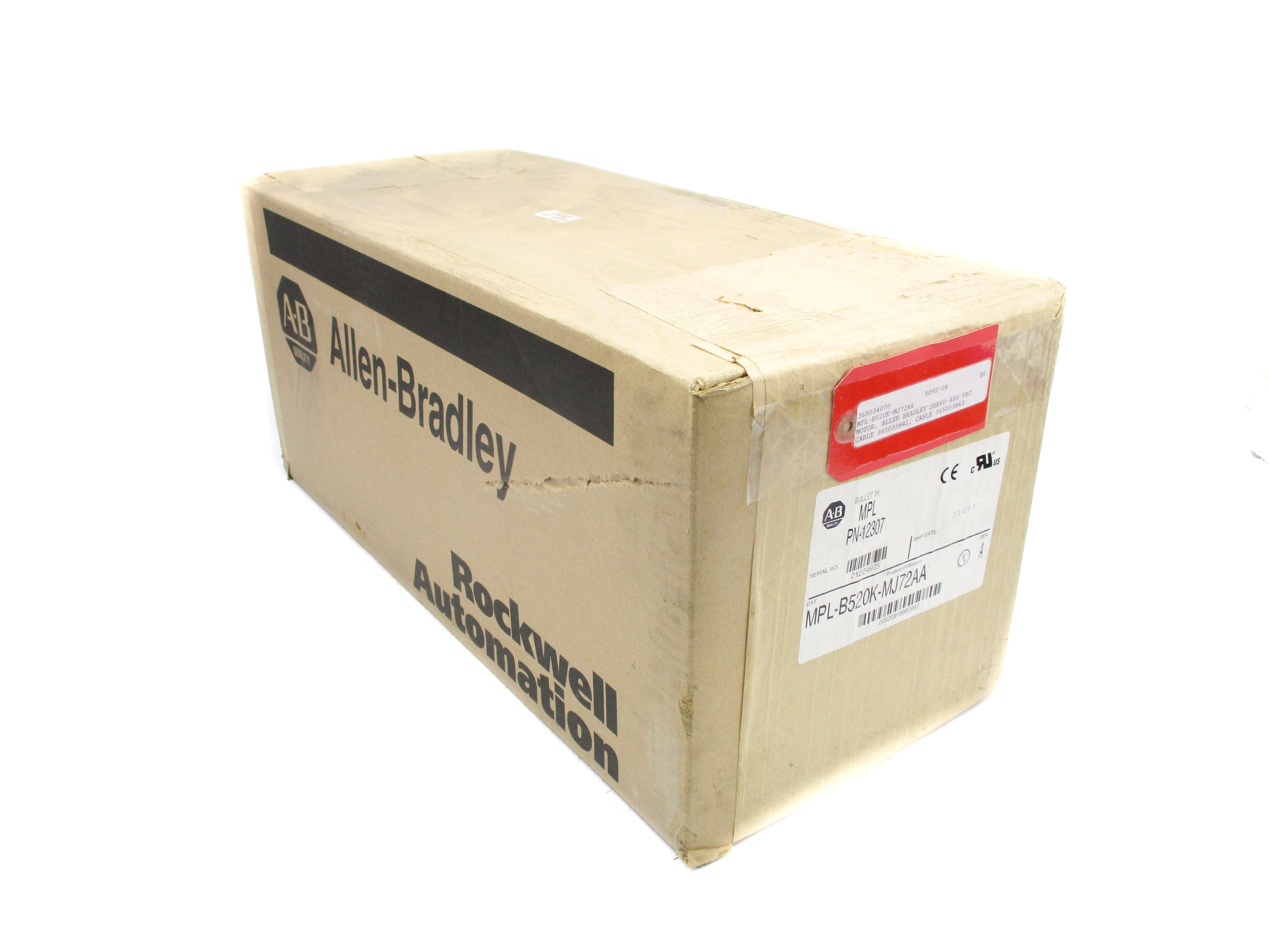 ALLEN BRADLEY MPL-B520K-MJ72AA SER. A NSFS