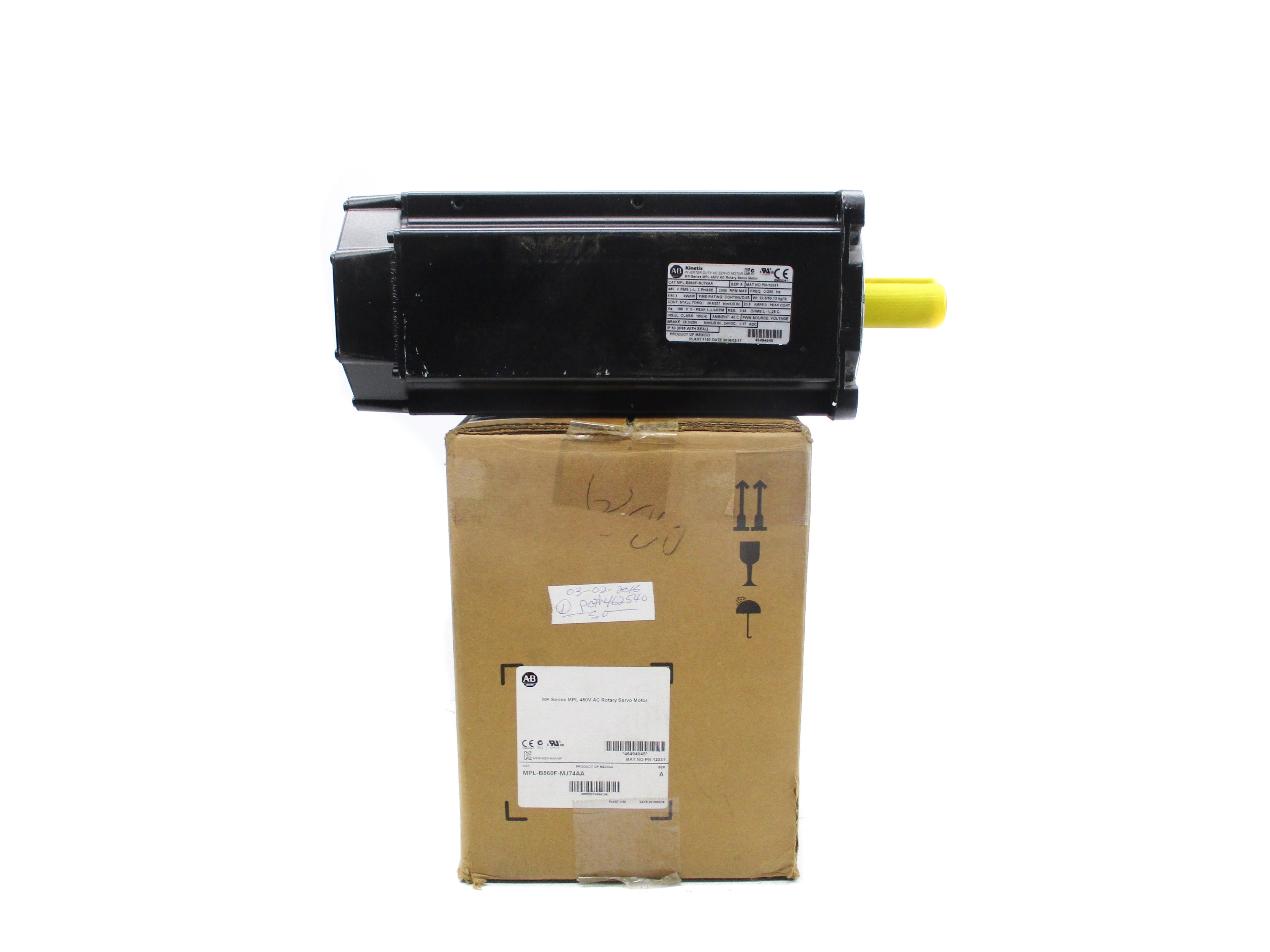 ALLEN BRADLEY MPL-B560F-MJ74AA SER. A NSMP