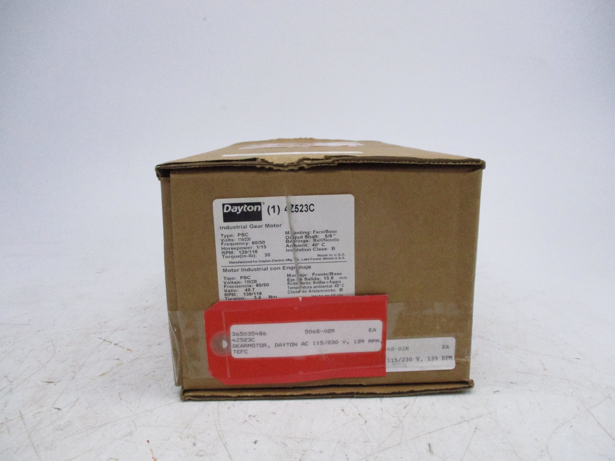 DAYTON 4Z523C NSMP