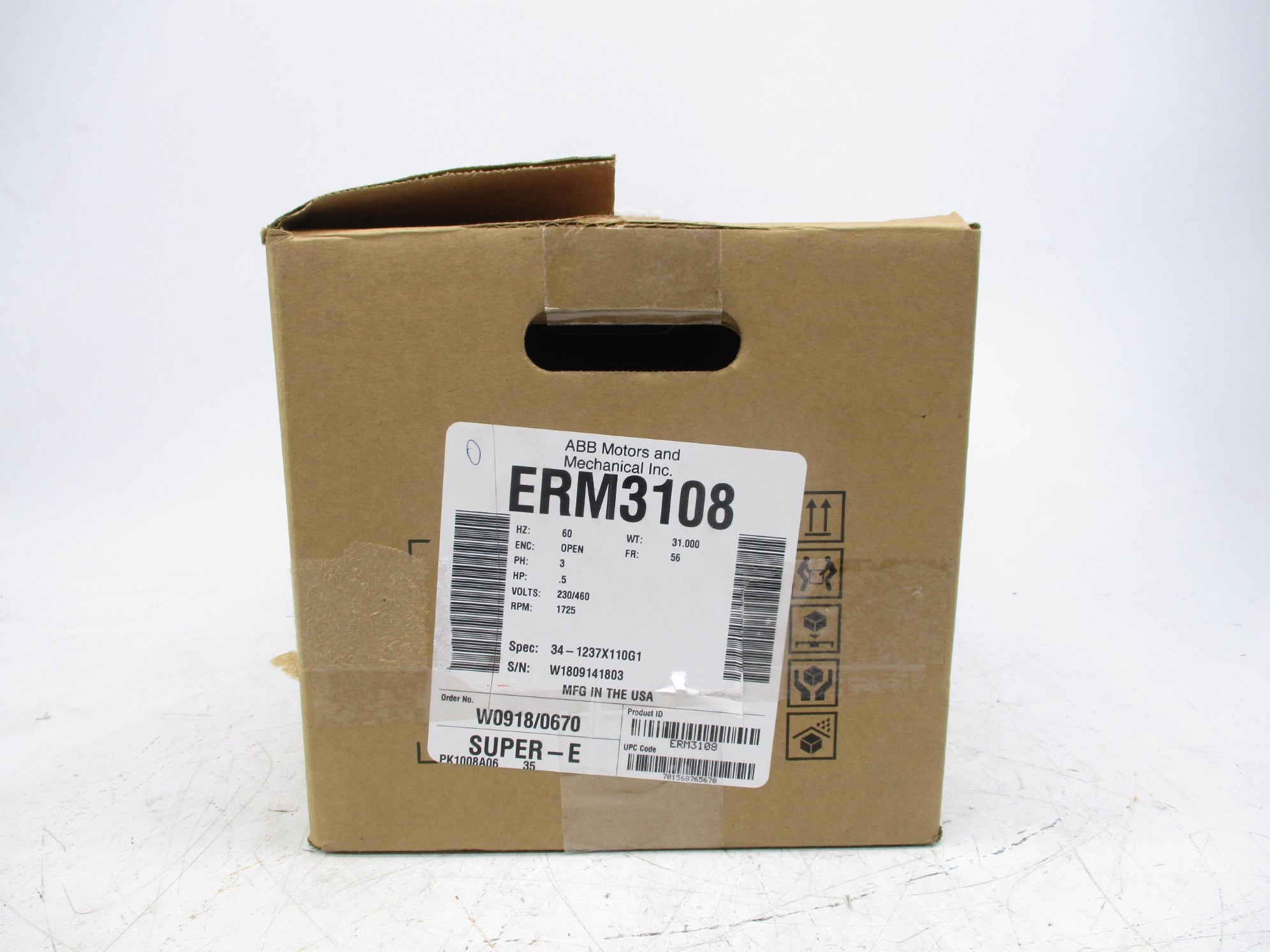 BALDOR ERM3108 NSMP