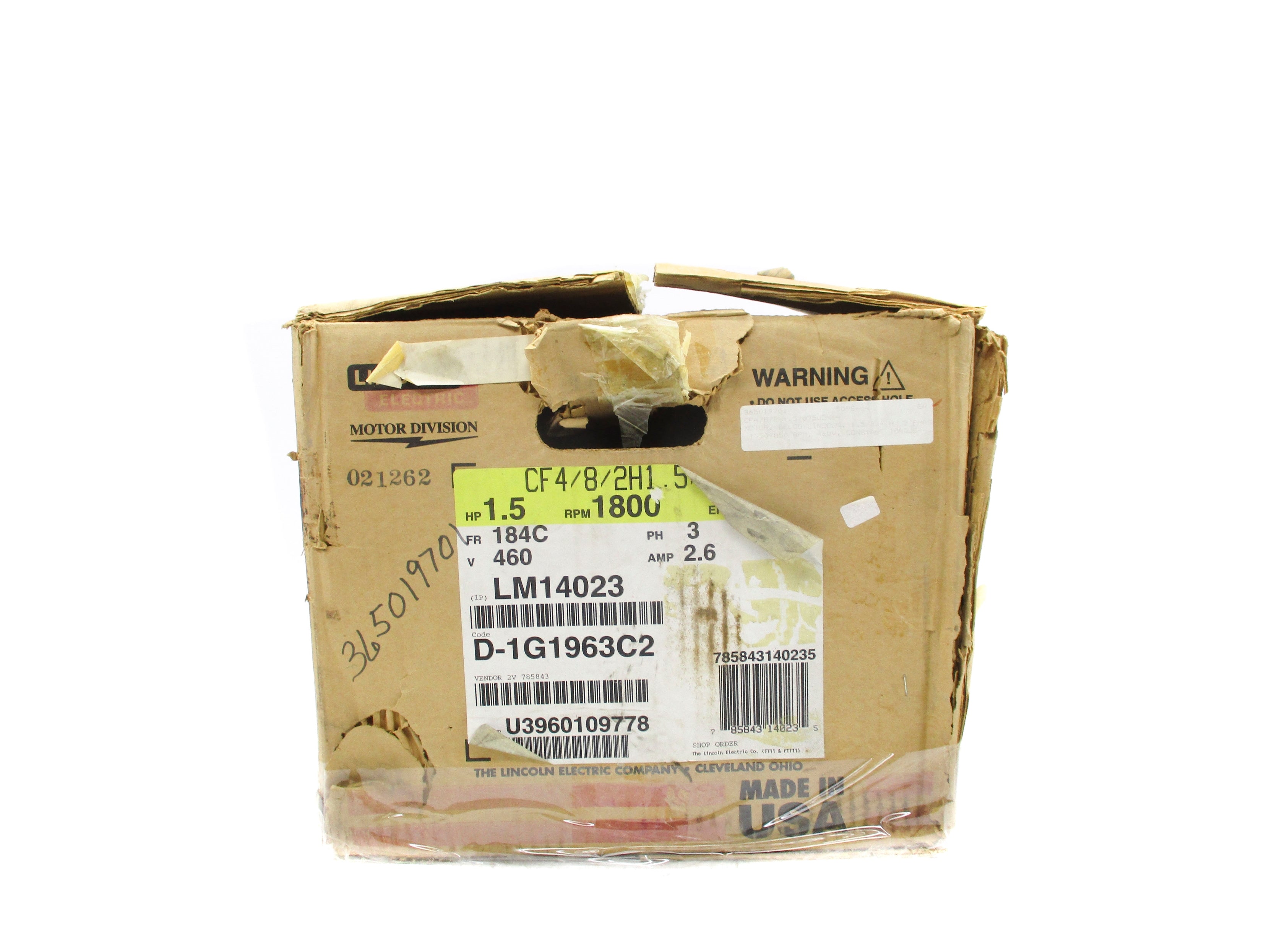 LINCOLN ELECTRIC D-1G1963C2 NSMP