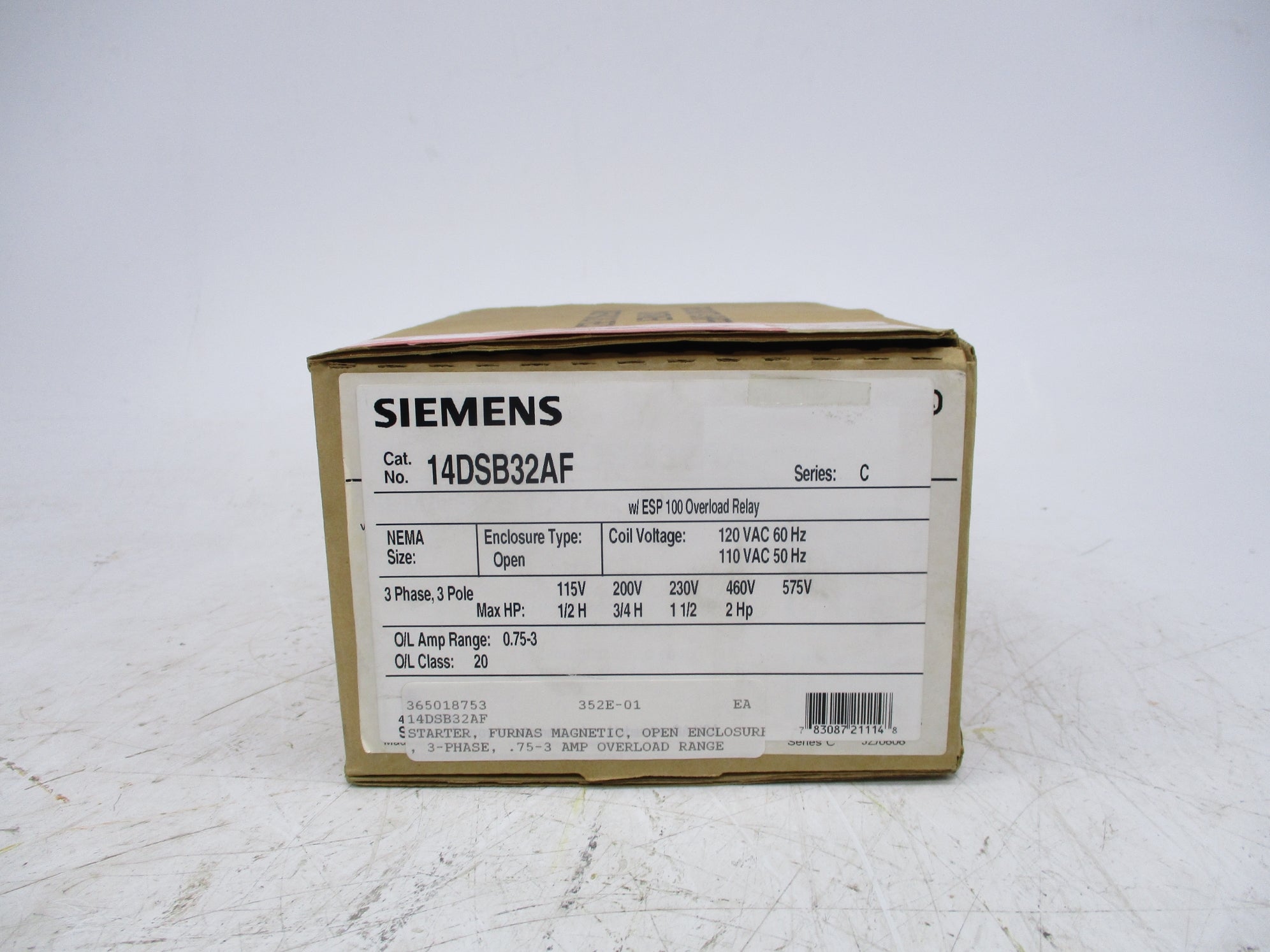 SIEMENS 14DSB32AF SER. C NSMP