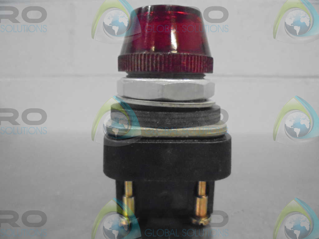 ALLEN BRADLEY 800T-P16R SER. N RED PILOT LIGHT *USED*