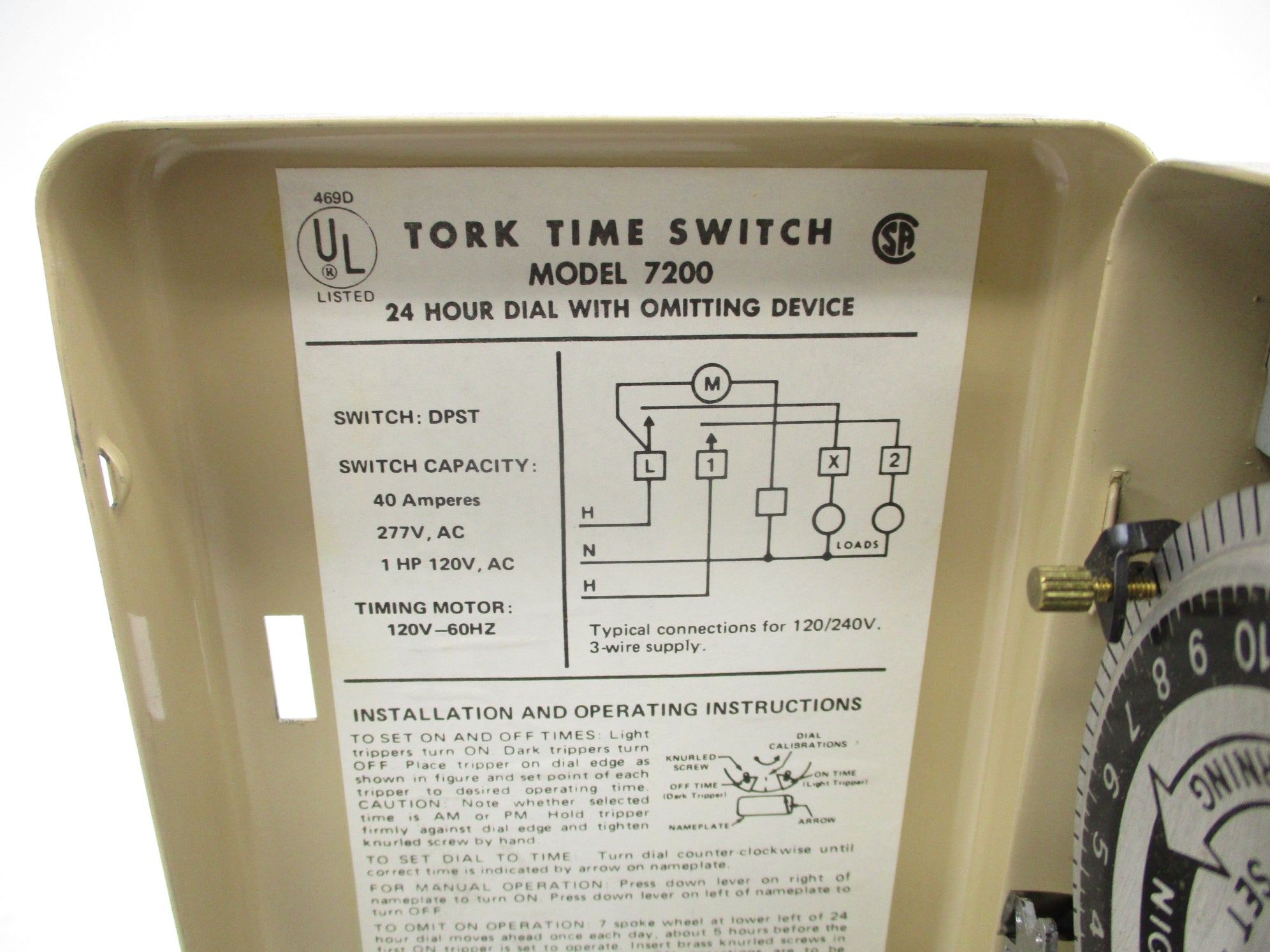 TORK 7200 UNMP