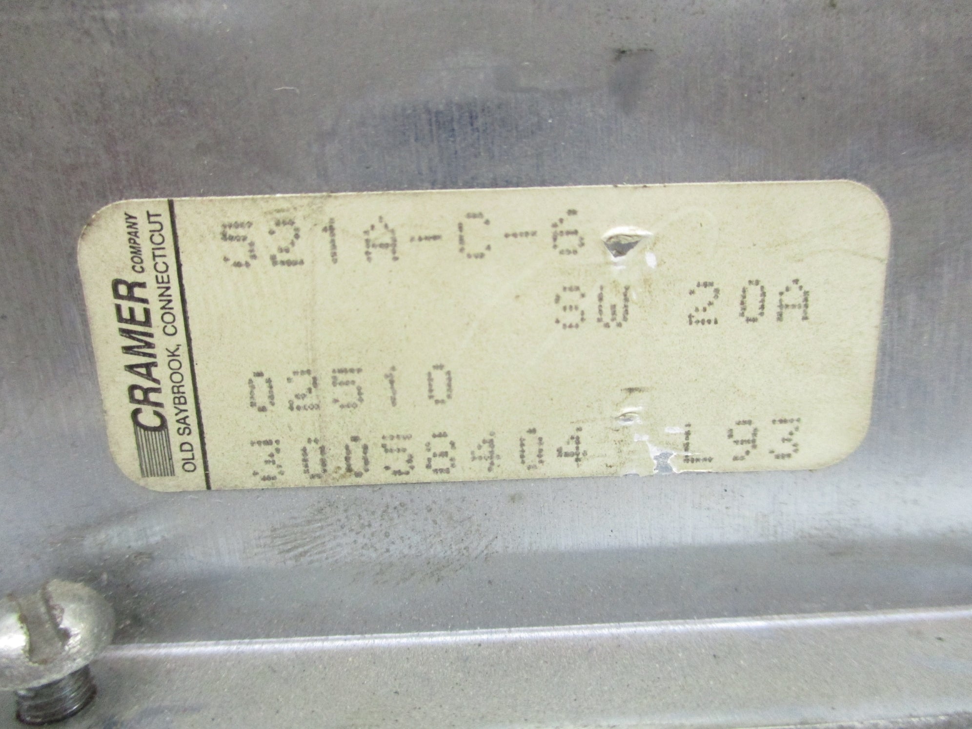 CRAMER 521A-C-6 NSNP