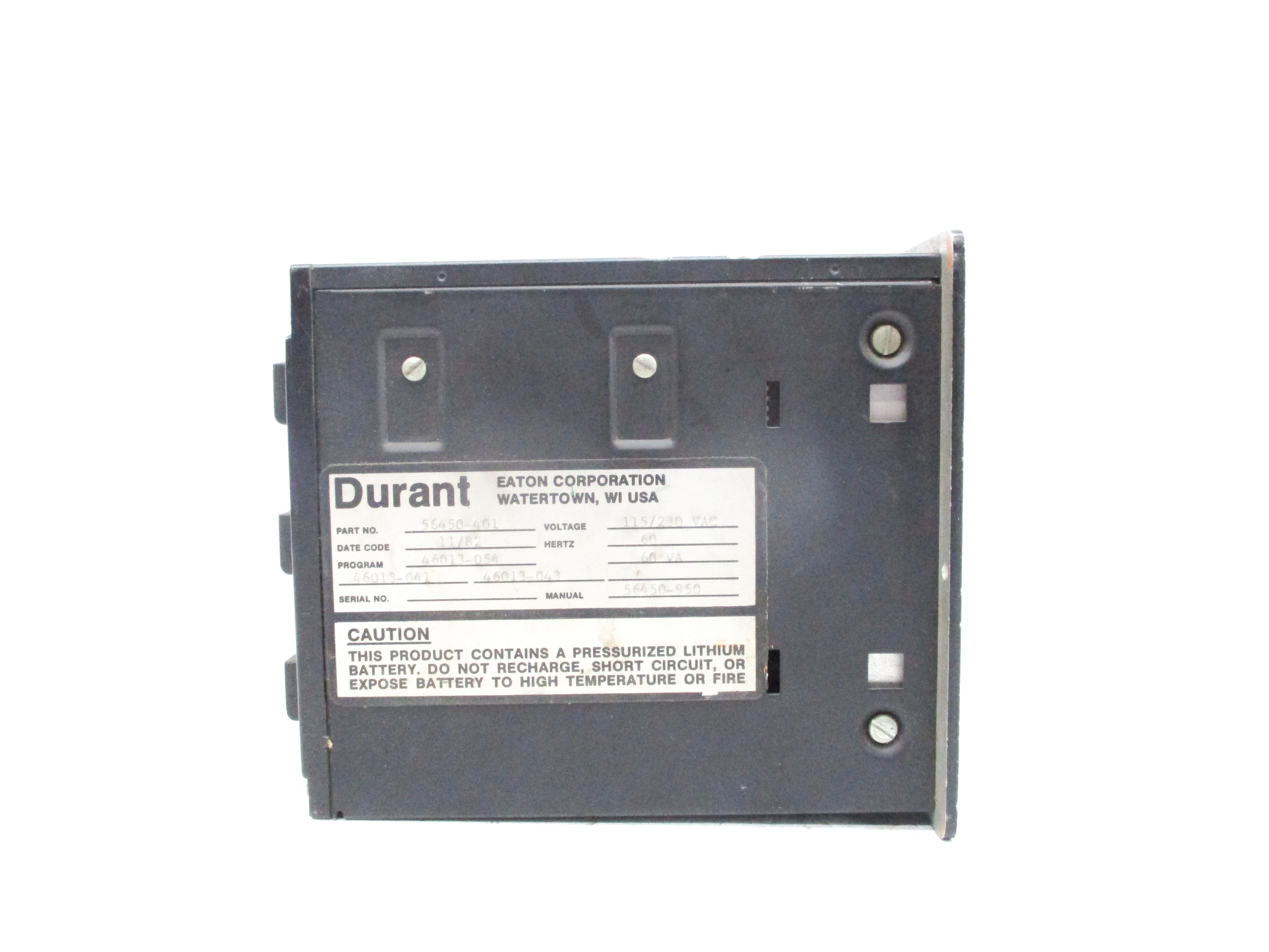 DURANT SYSTEMS 56450-401 NSNP