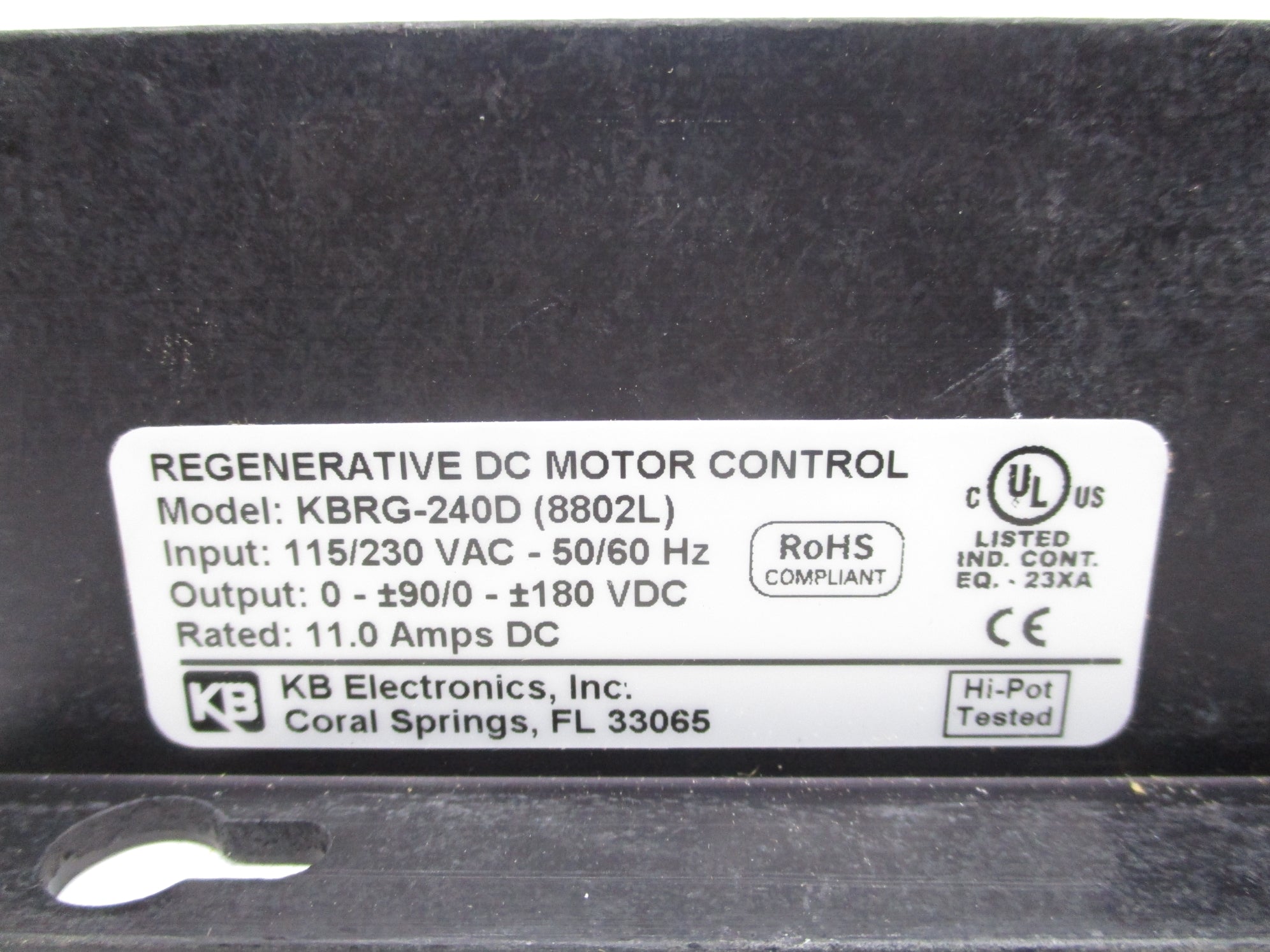 KB ELECTRONICS KBRG-240D (AS PICTURED) NSNP