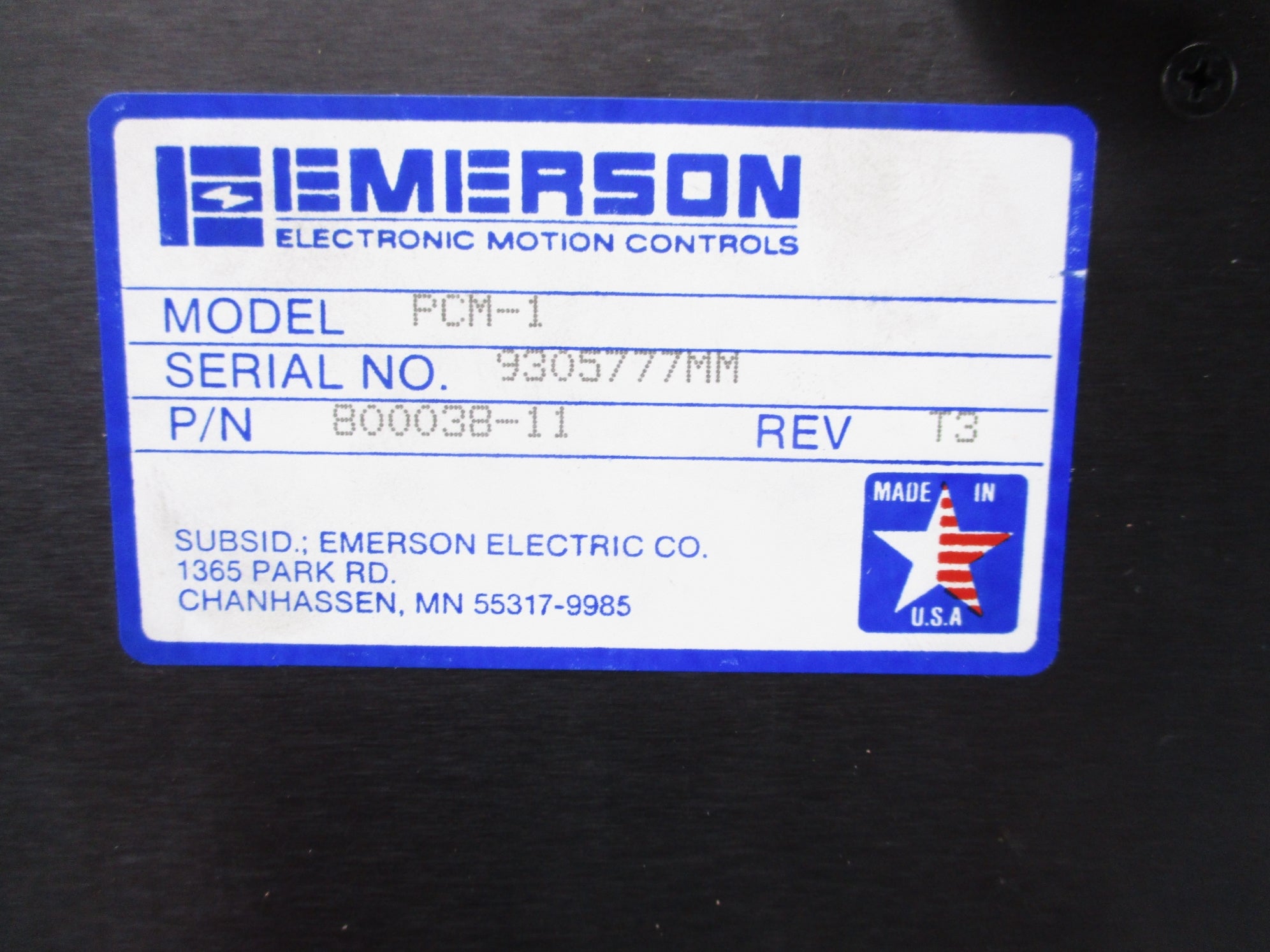EMERSON 800038-11 NSNP