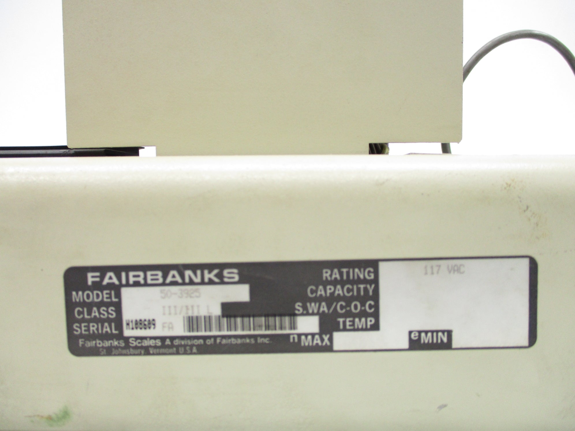 FAIRBANKS 50-3925 UNMP