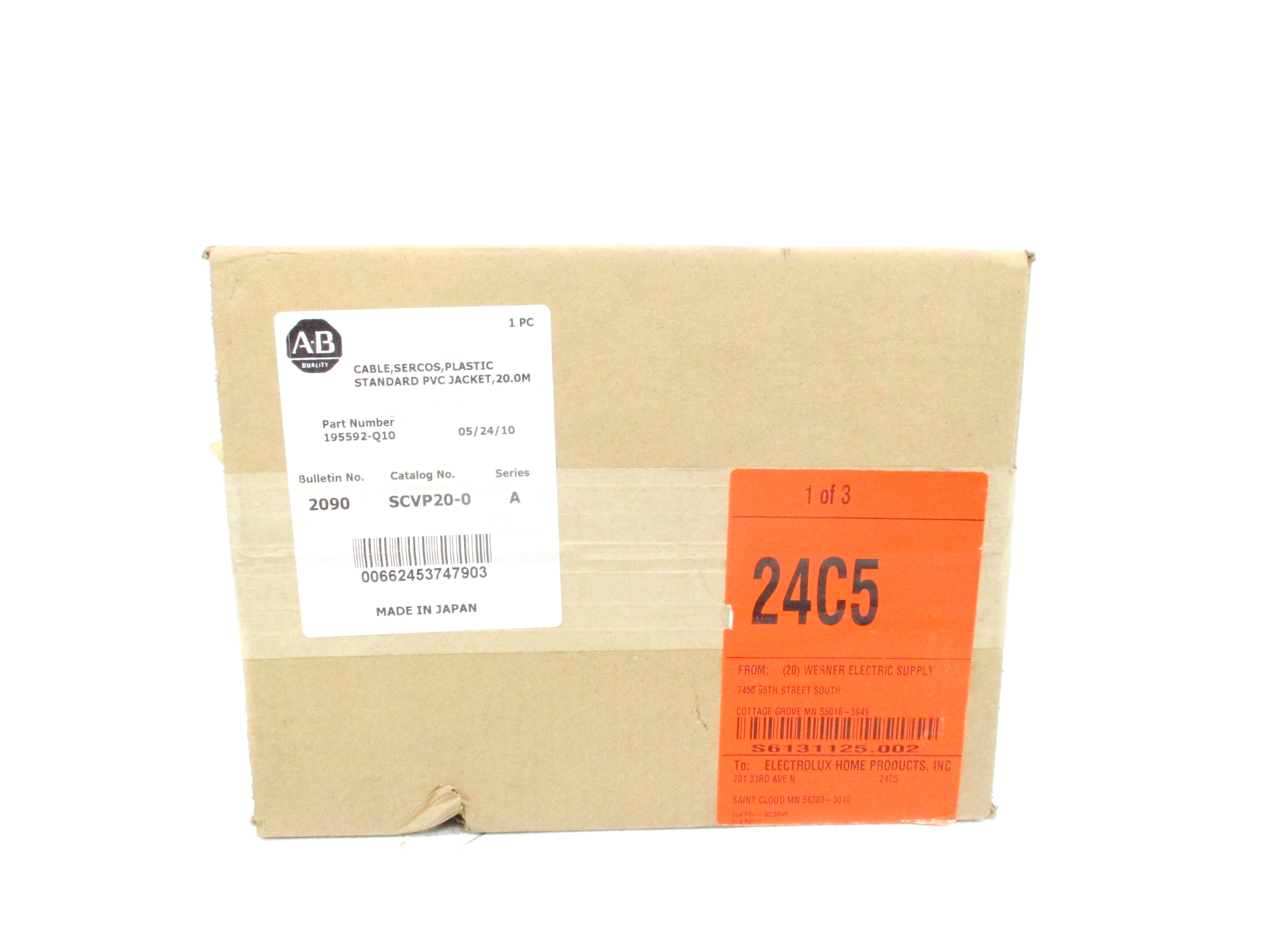 INDUSTRIAL SPARE PART 2090SCVP20-0 SER. A (DATE: 2010) NSFS