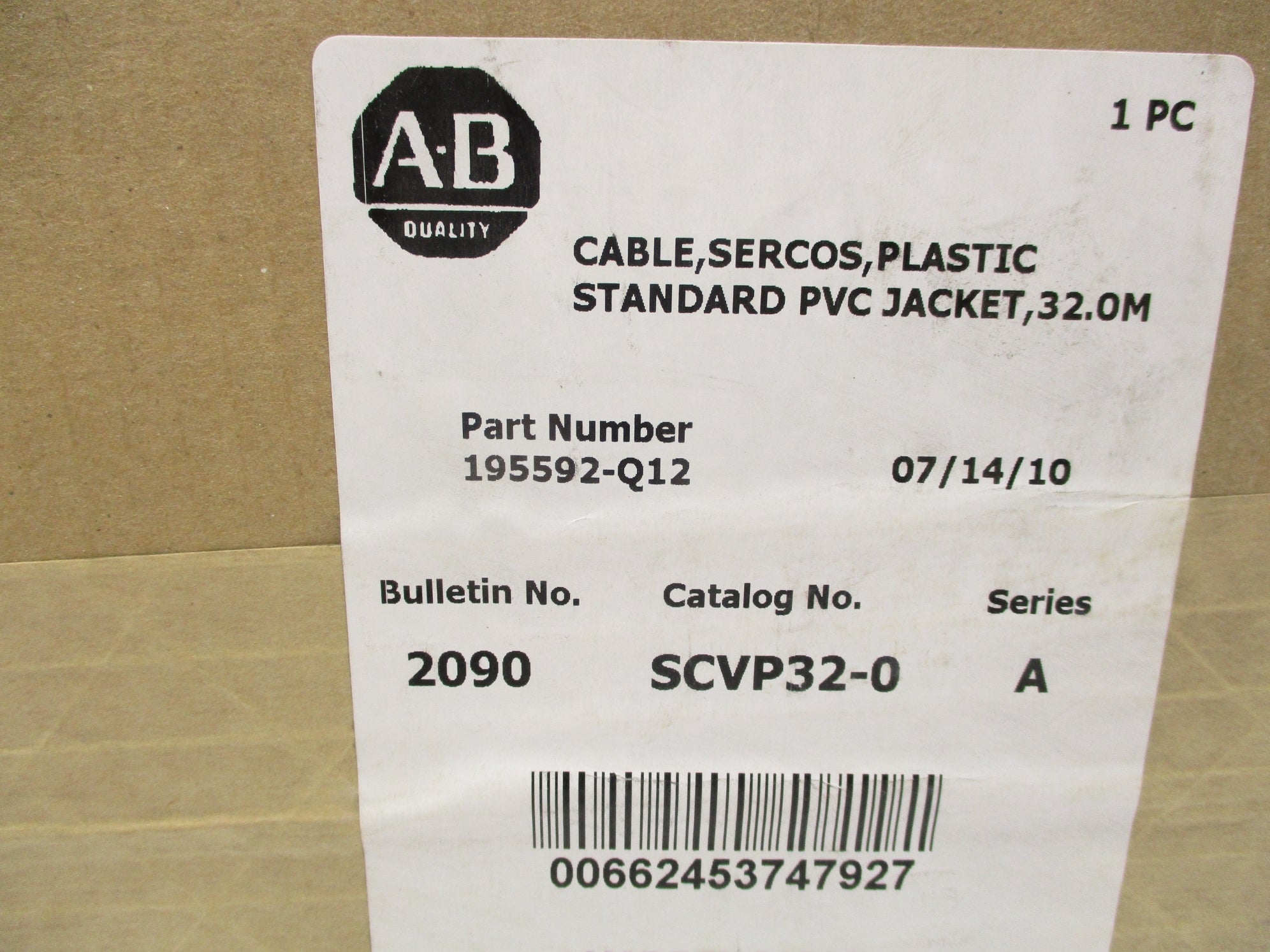 ALLEN BRADLEY 2090SCVP32-0 SER. A (DATE: 2010) NSFS