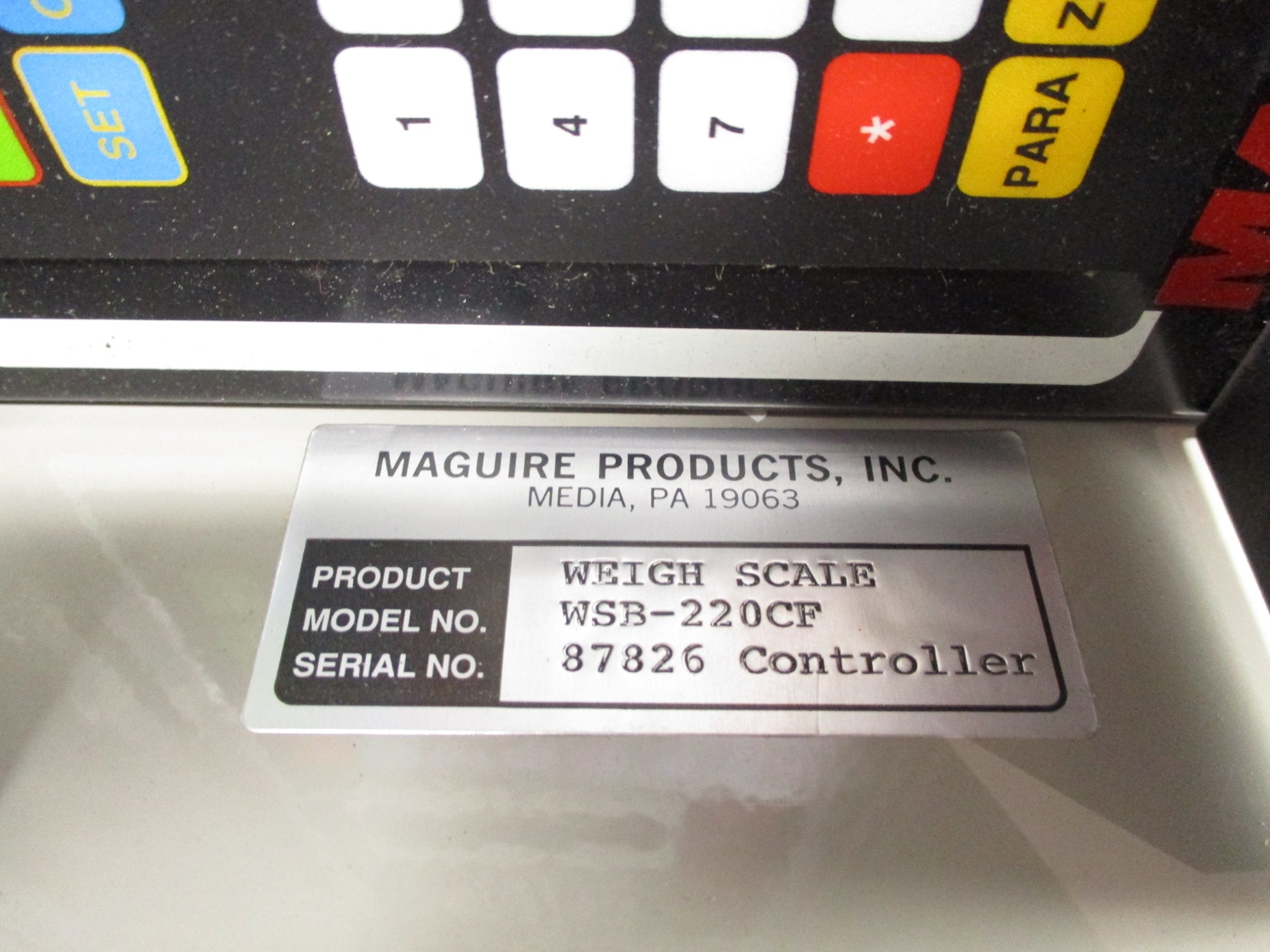 MAGUIRE PRODUCTS WSB-220CF UNMP