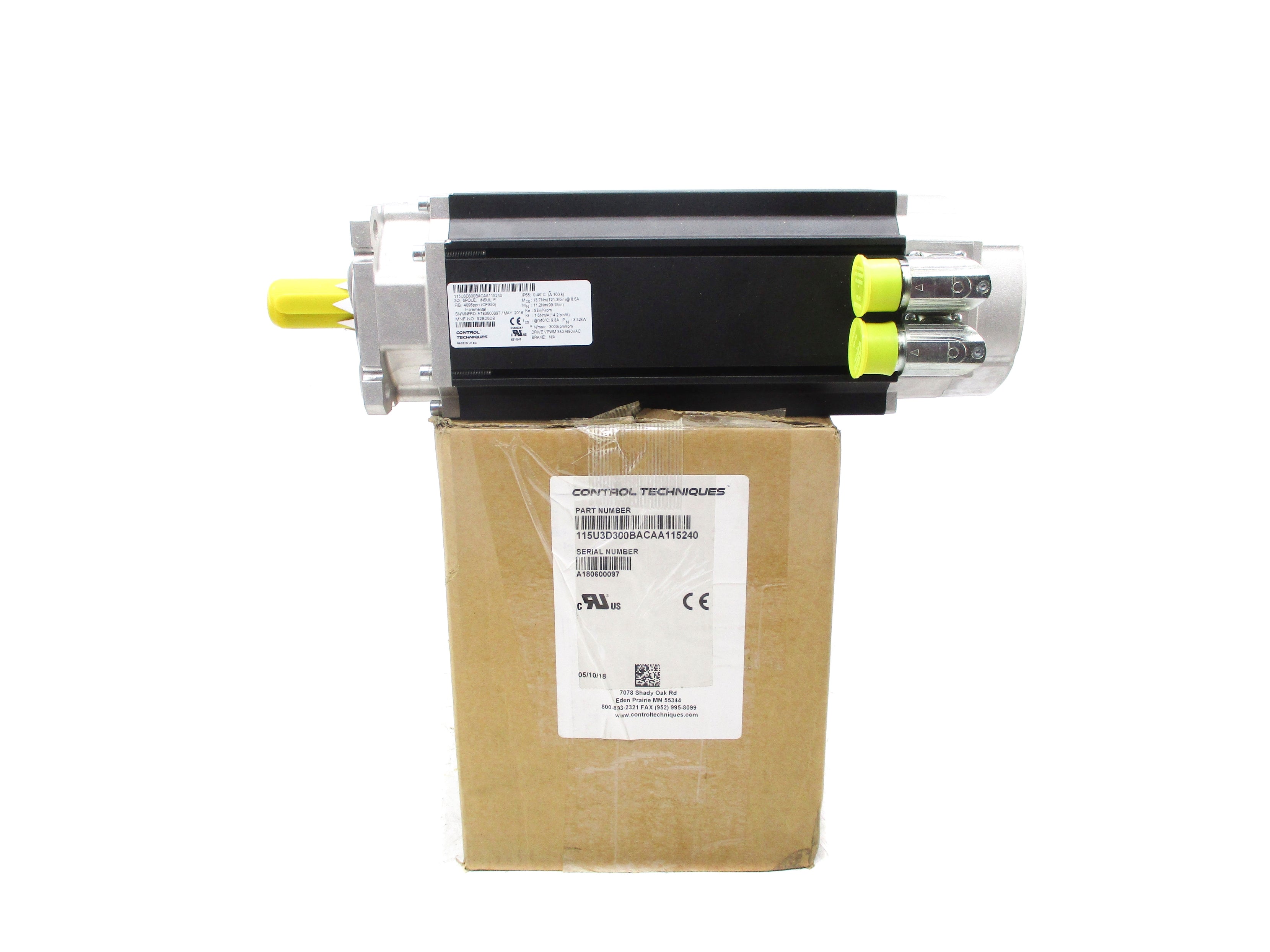 CONTROL TECHNIQUES 115U3D300BACAA115240 NSMP